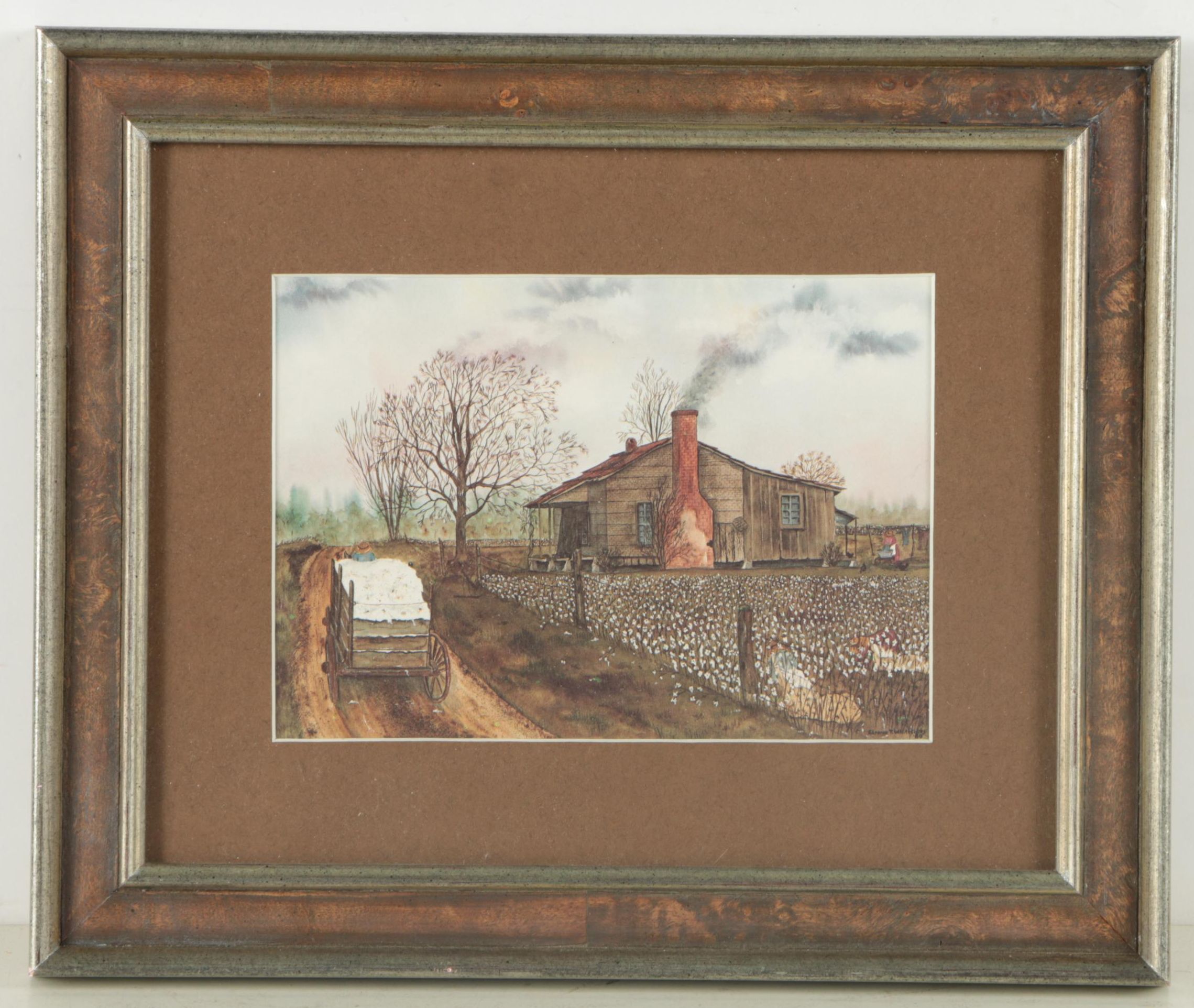 Offset Lithographs After Eleanor T. Whitesides of Farm Scenes