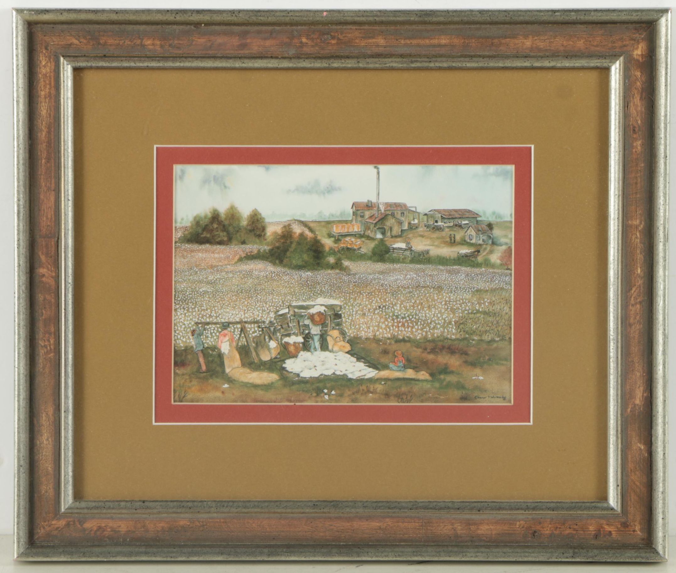 Offset Lithographs After Eleanor T. Whitesides of Farm Scenes