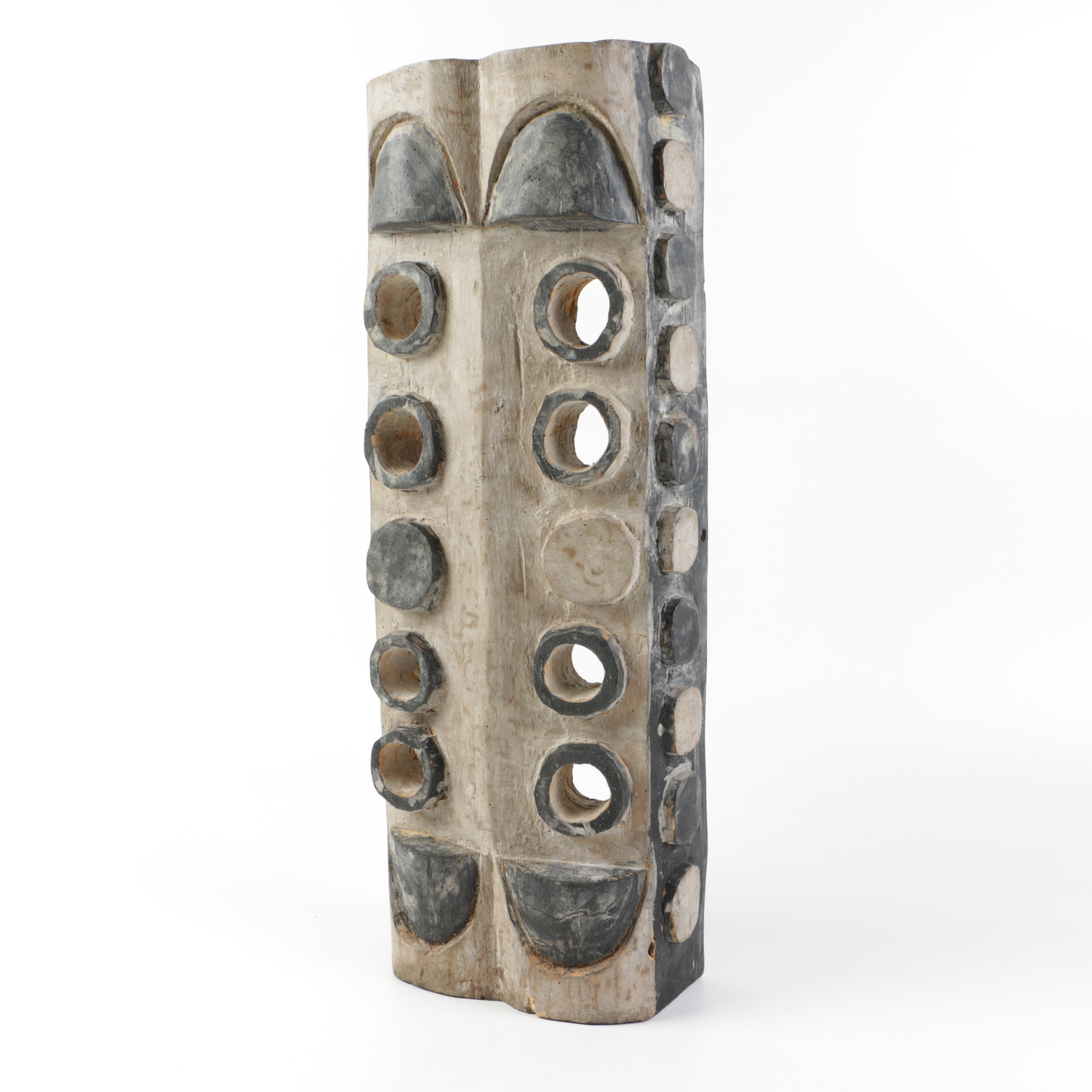 Figural Hardwood Vertical Sculpture