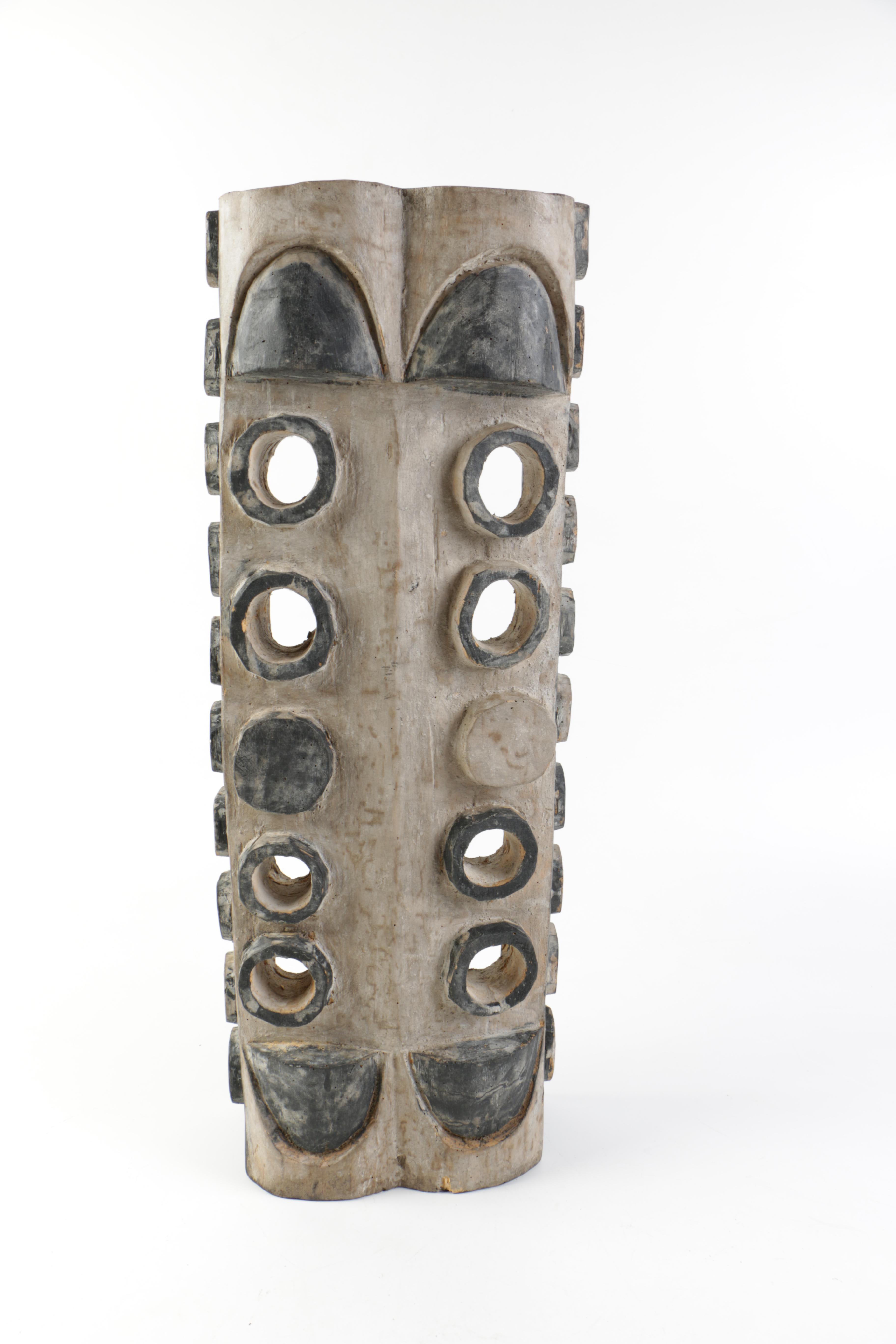 Figural Hardwood Vertical Sculpture