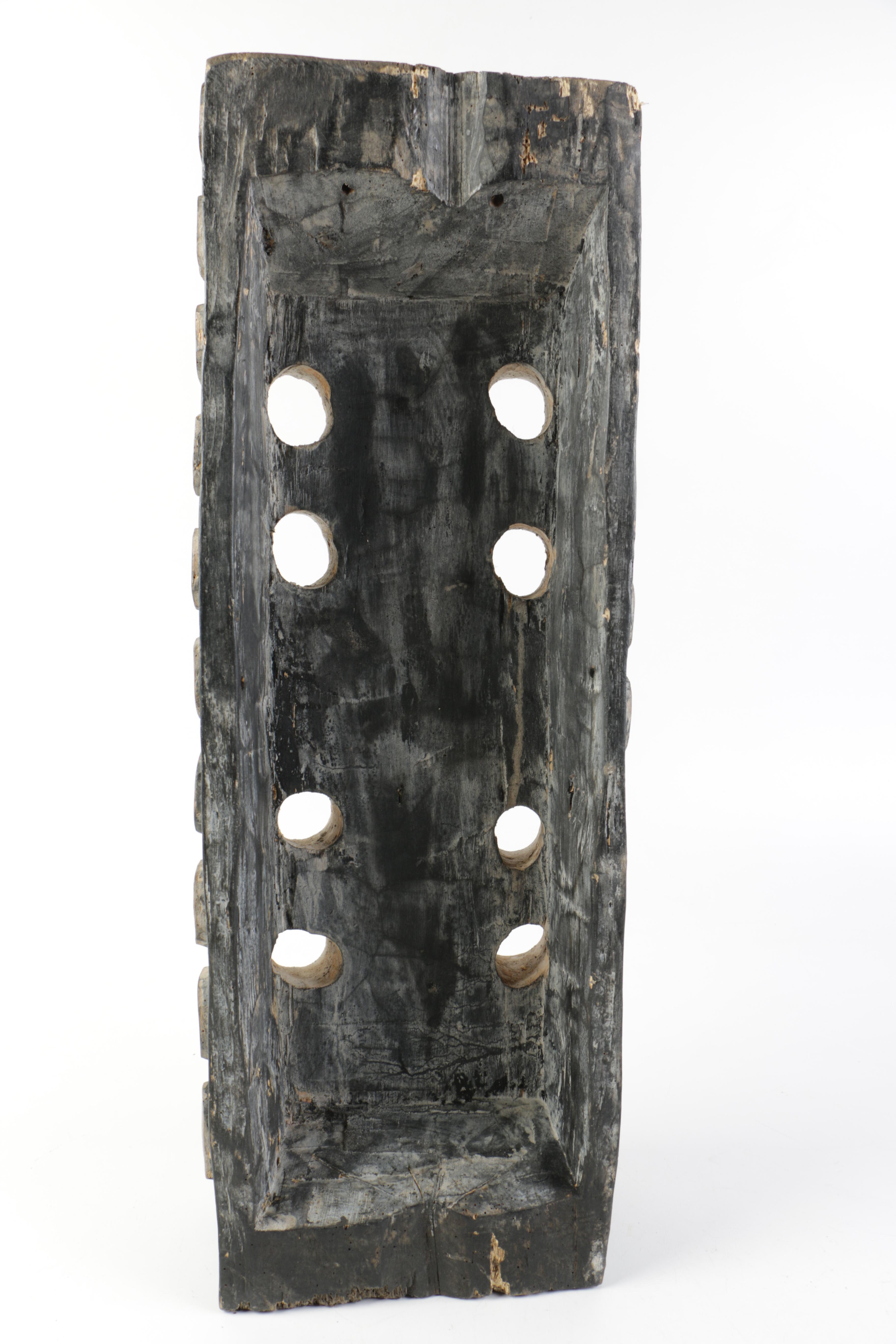 Figural Hardwood Vertical Sculpture