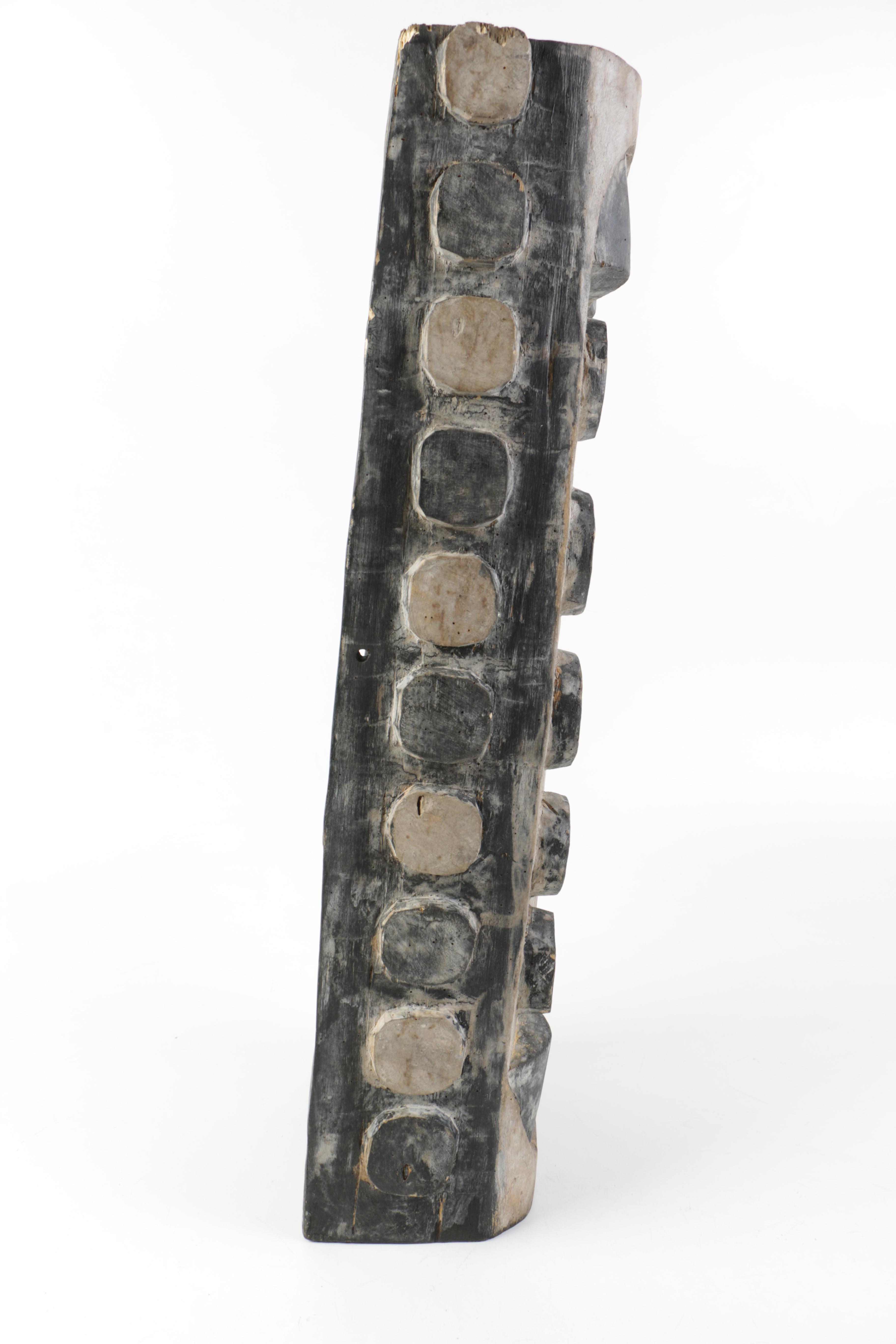 Figural Hardwood Vertical Sculpture