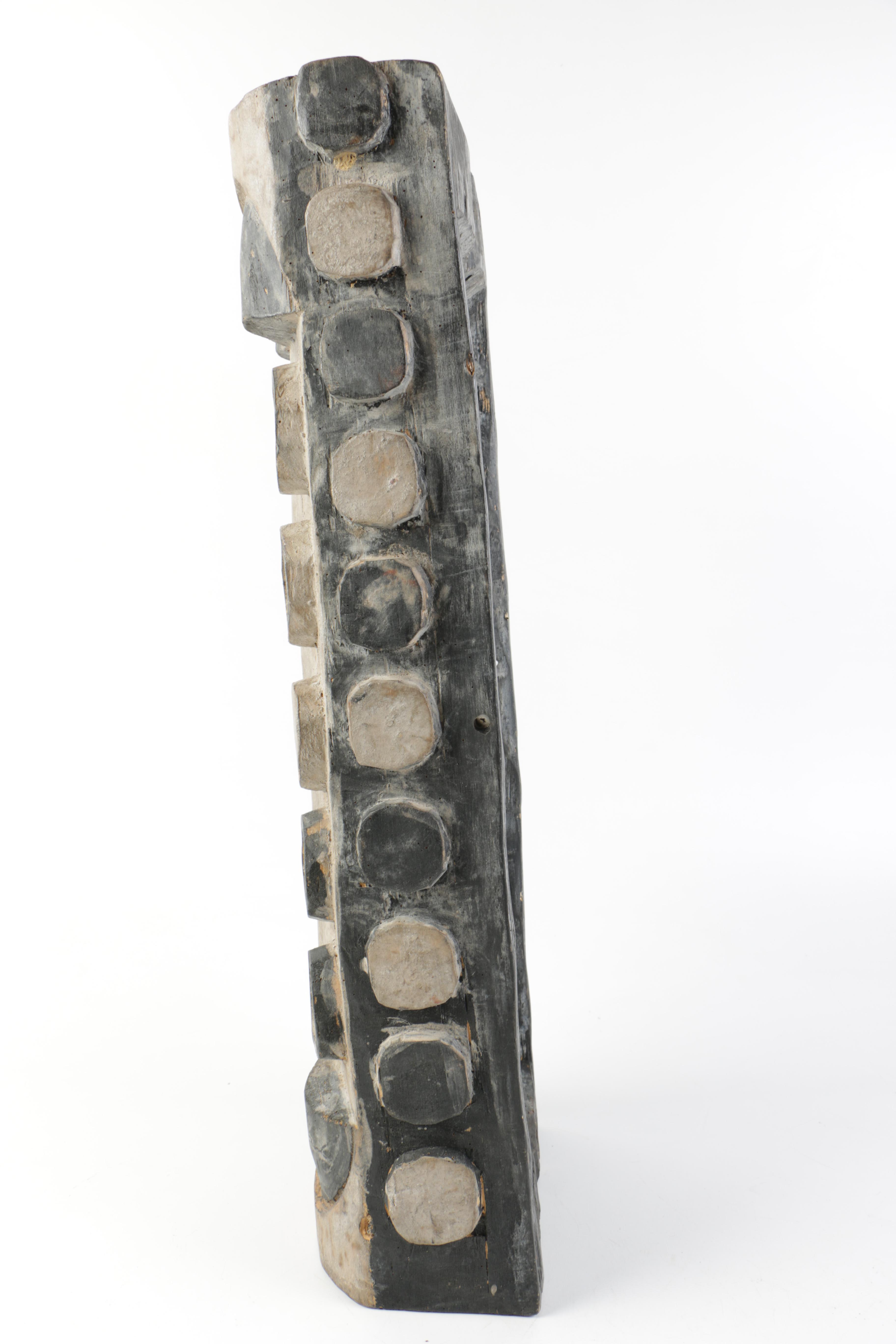 Figural Hardwood Vertical Sculpture