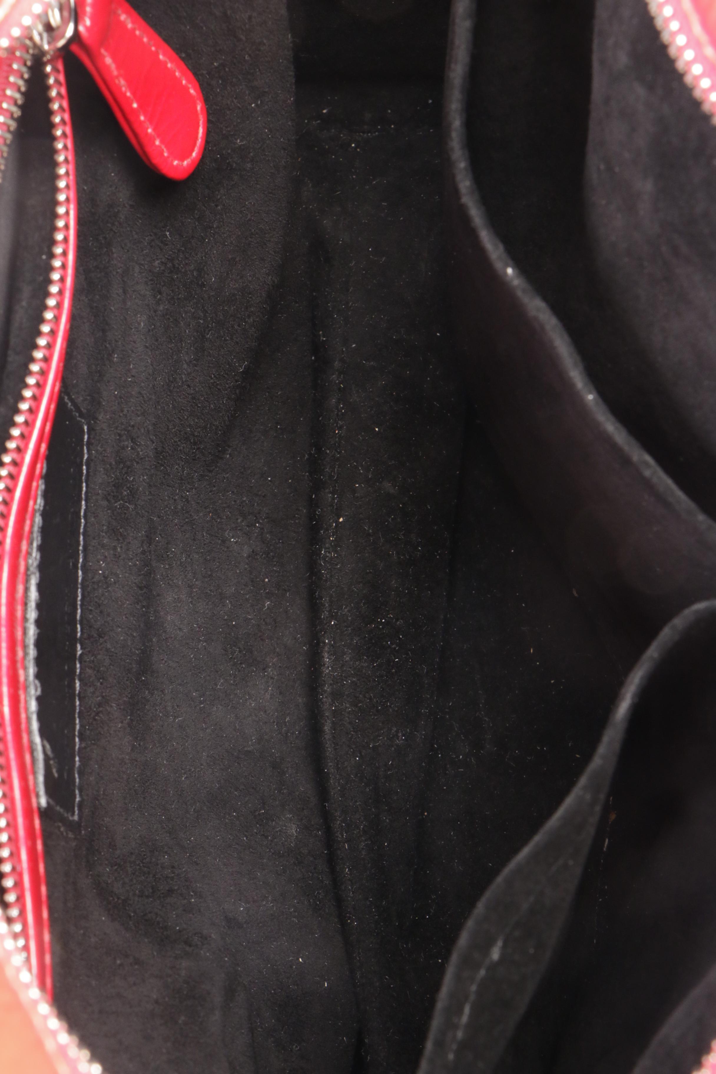 Christopher Augmon Red Coated Leather Handbag