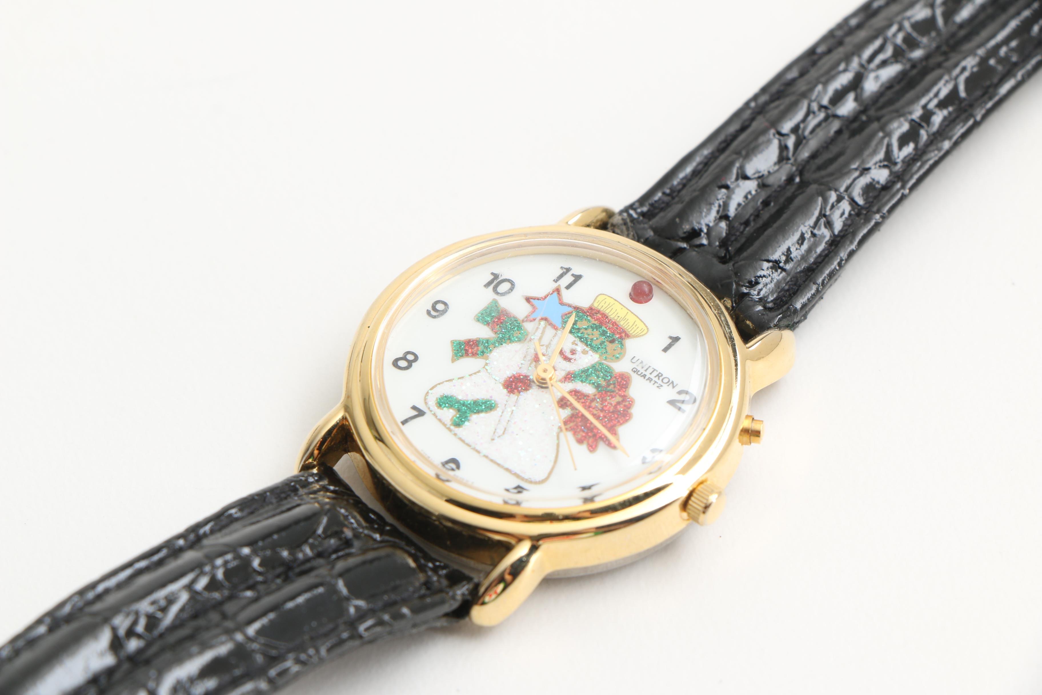 Assortment of Disney and Christmas Theme Watches