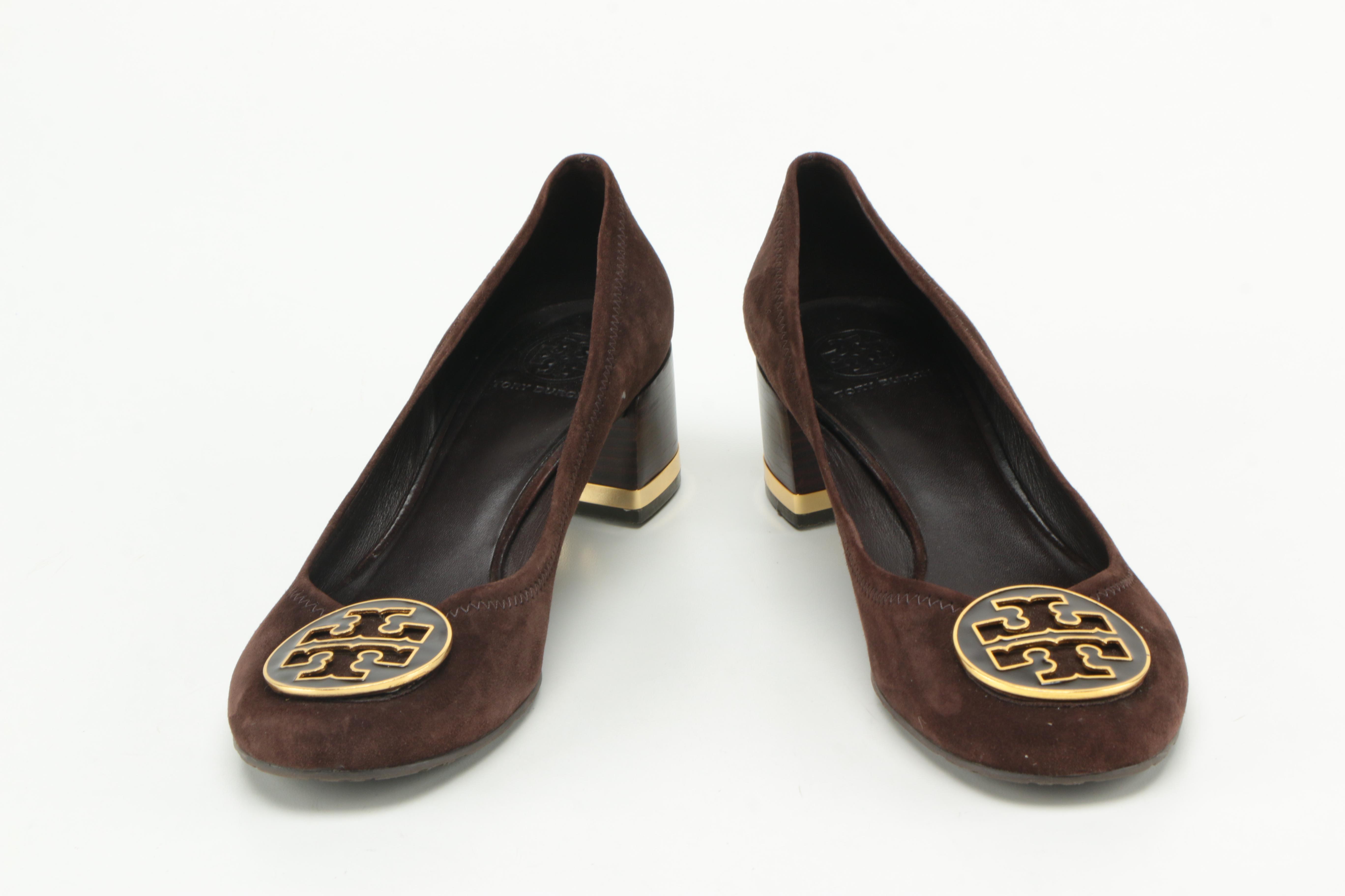 Tory Burch "Amy" Suede Pumps