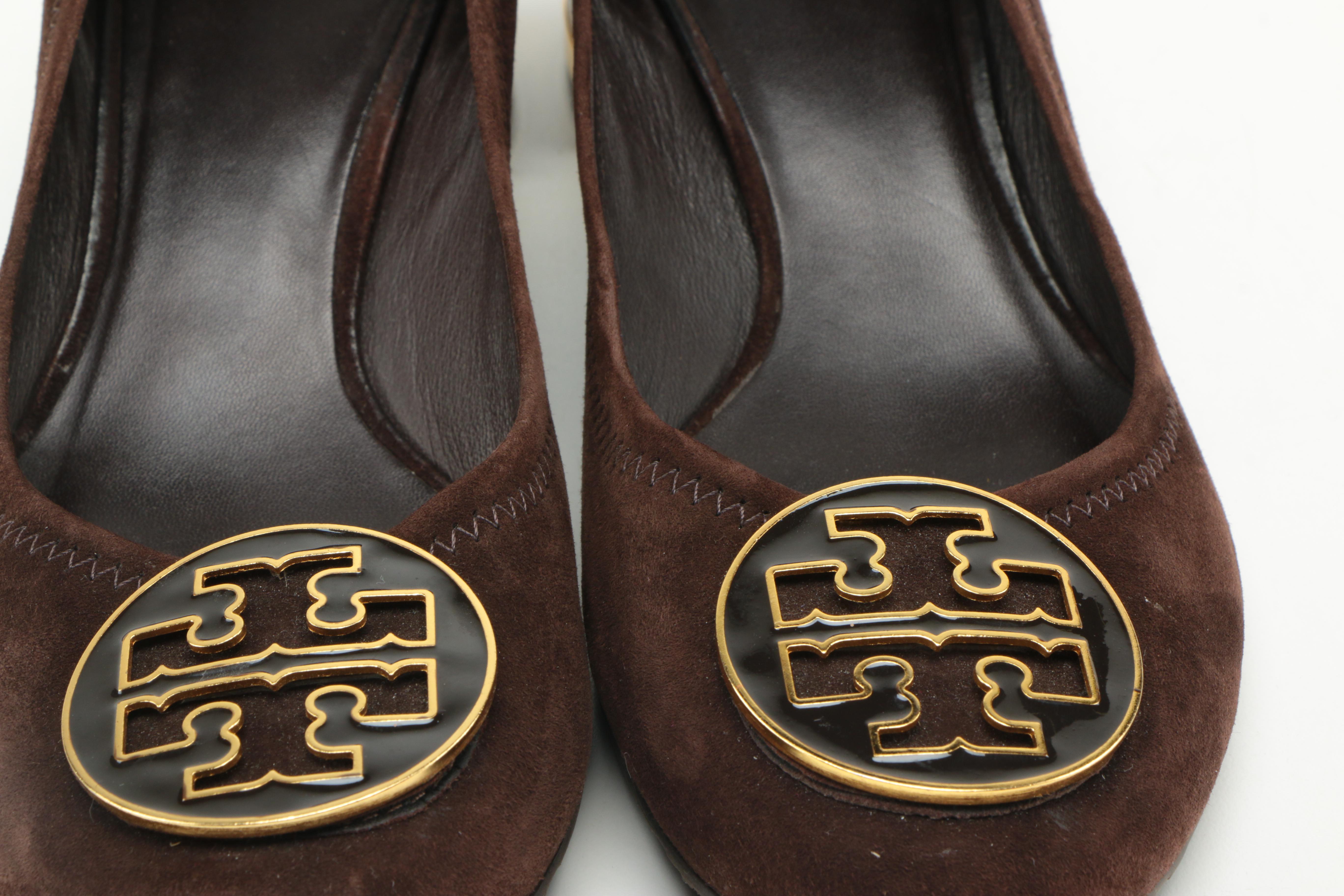 Tory Burch "Amy" Suede Pumps