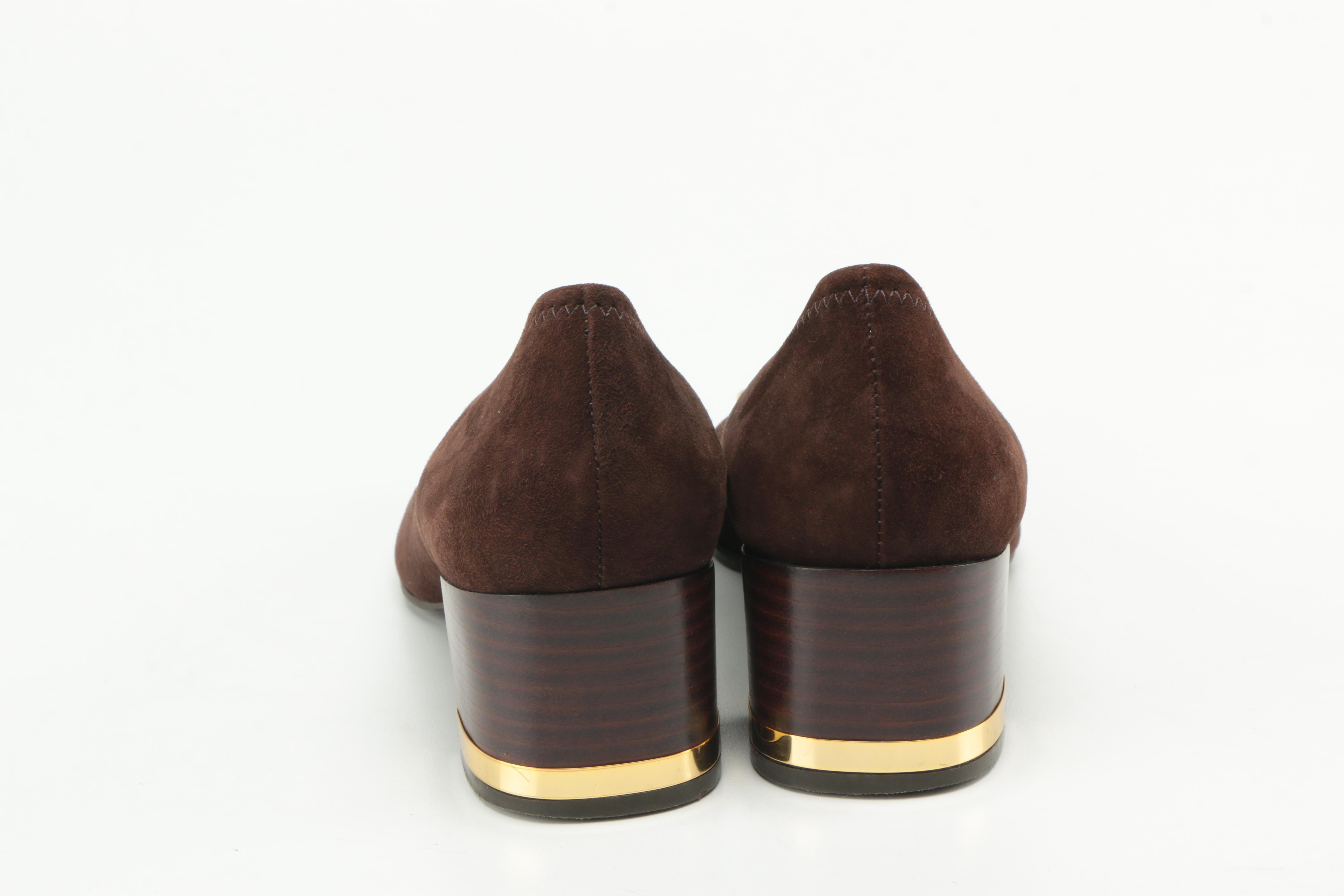 Tory Burch "Amy" Suede Pumps