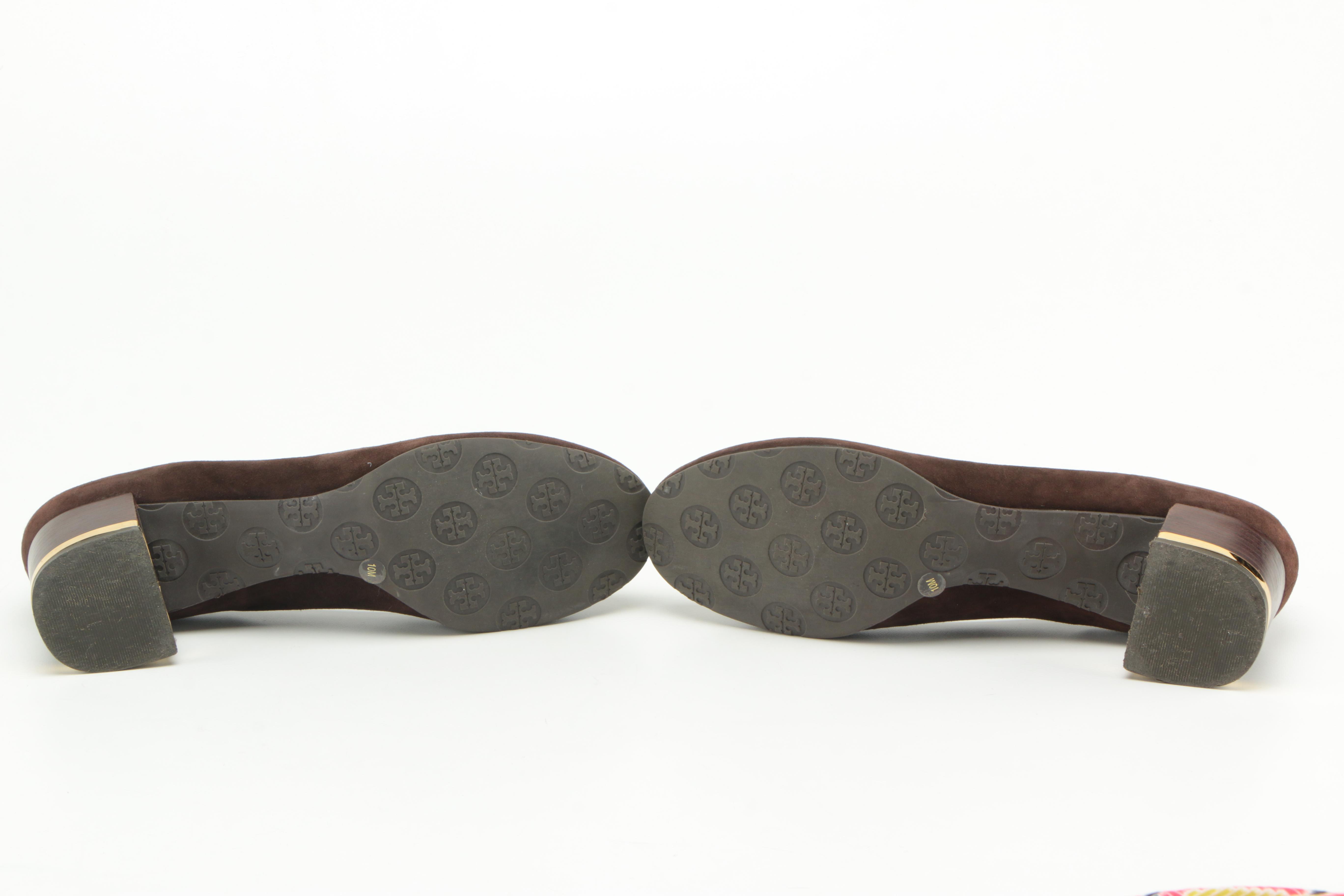 Tory Burch "Amy" Suede Pumps