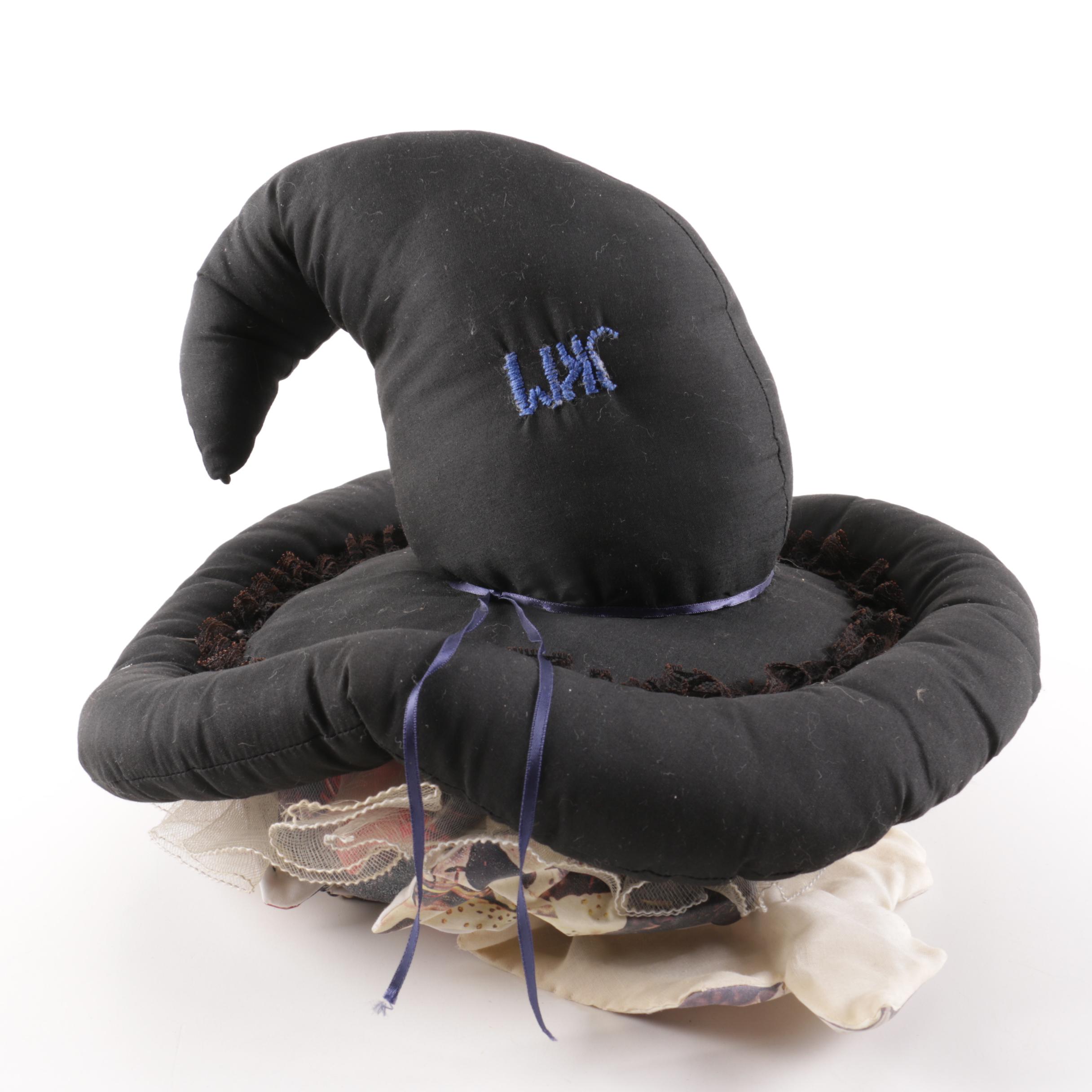 Handmade Witch Hat Pillows