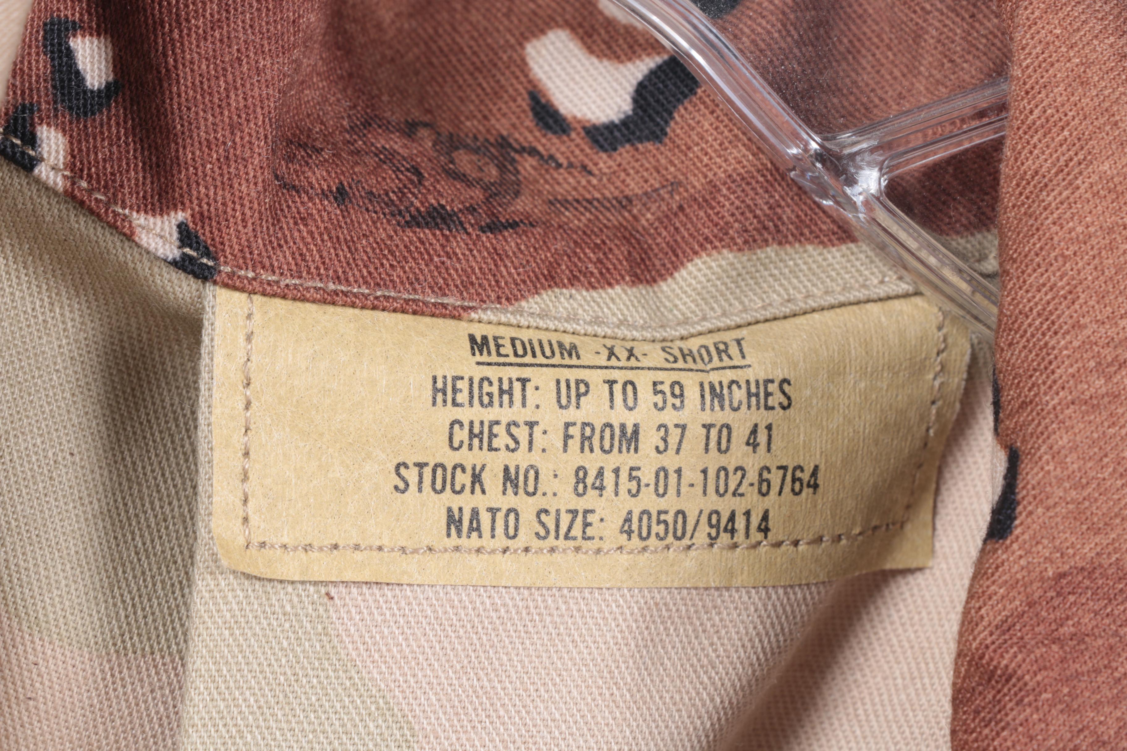 Brown Camouflage U.S. Army Uniforms