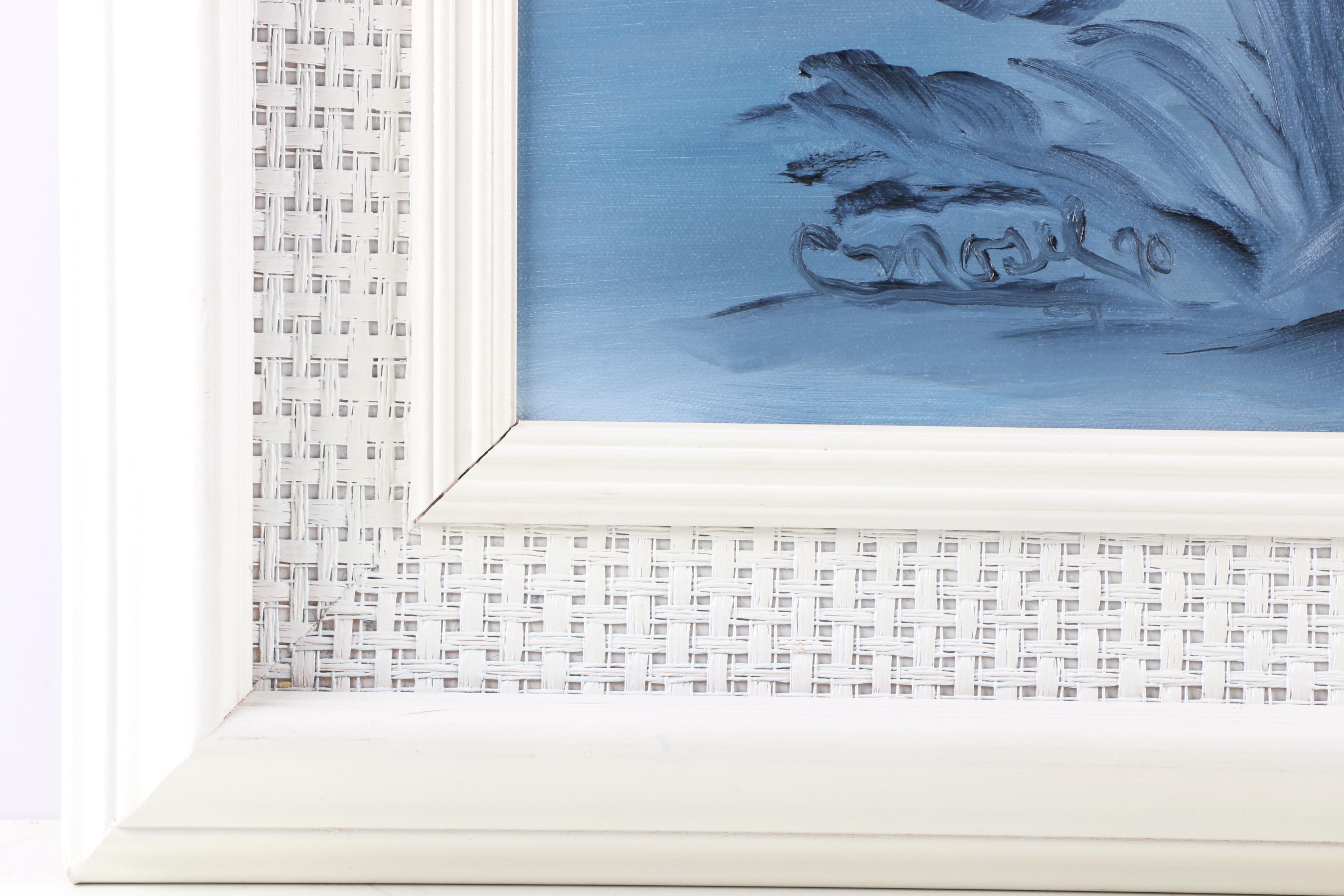 C. Mosel Oil Painting of Floral Still Life