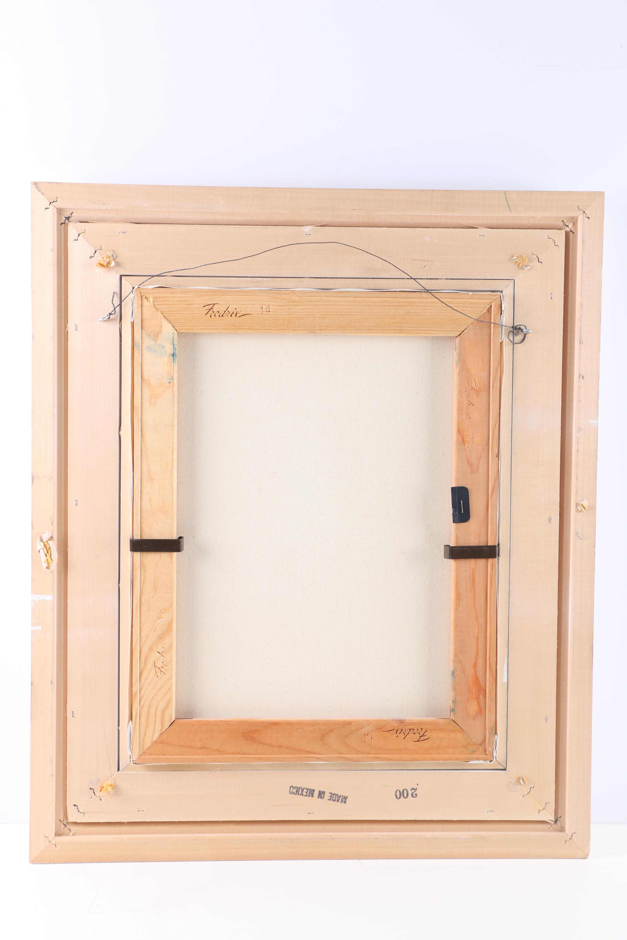 C. Mosel Oil Painting of Floral Still Life