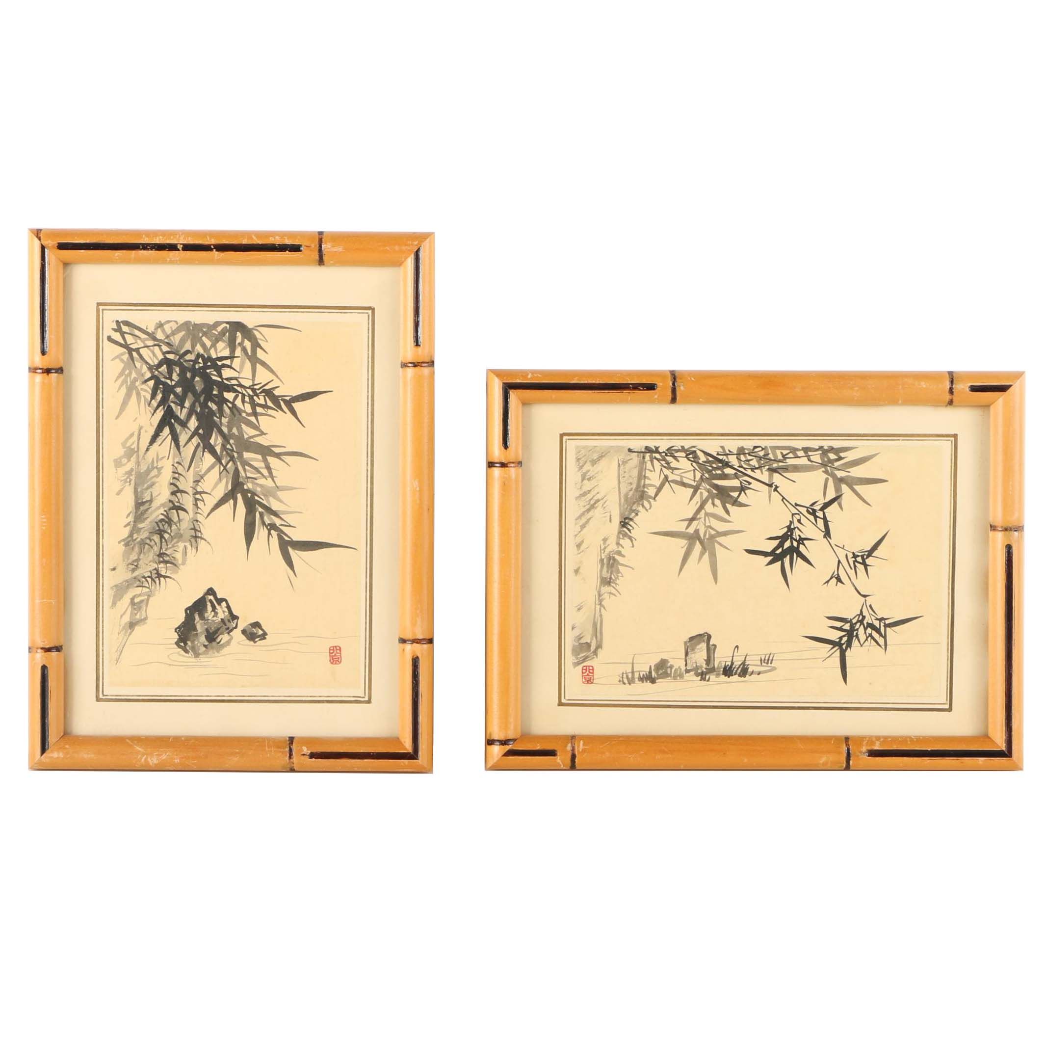 Chinese Ink Paintings of Bamboo