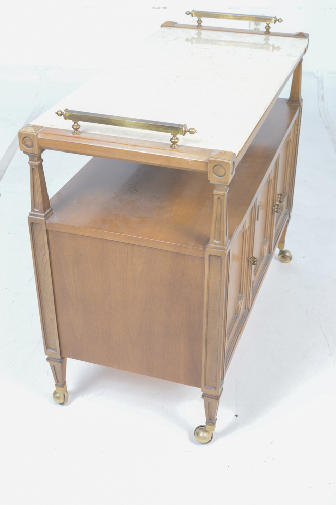 Vintage Rolling Bar Cart