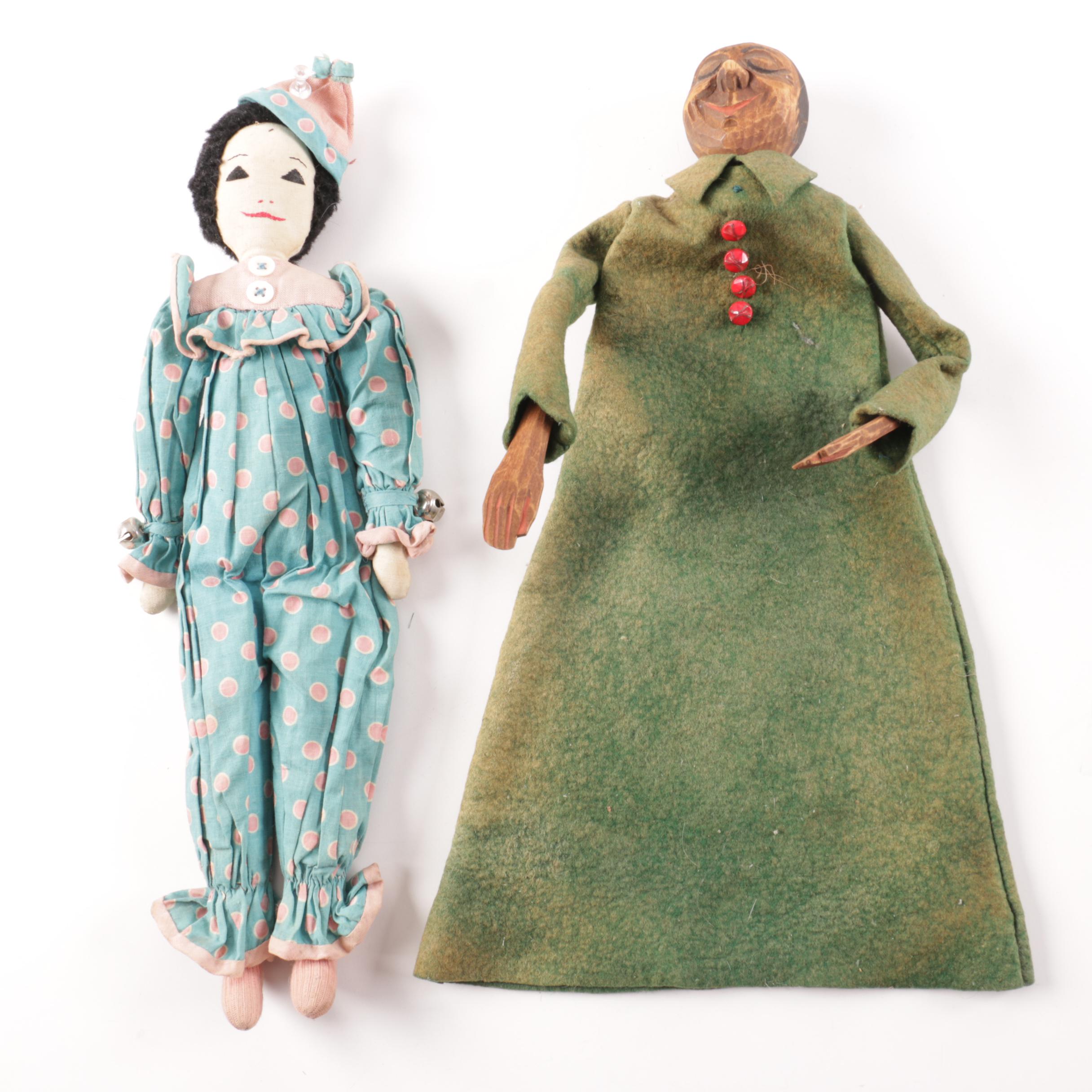 Vintage Folk and Rag Dolls