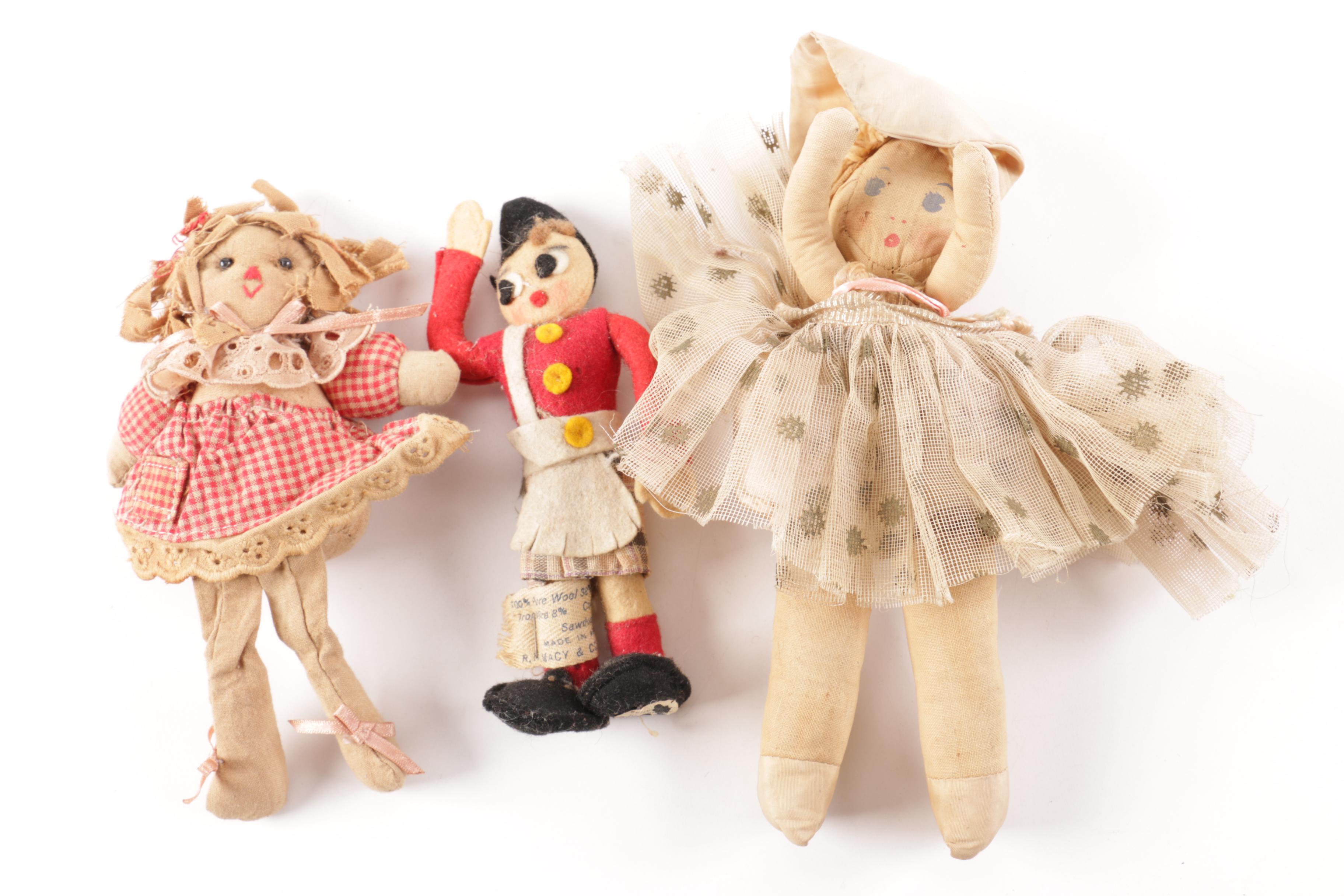 Vintage Folk and Rag Dolls