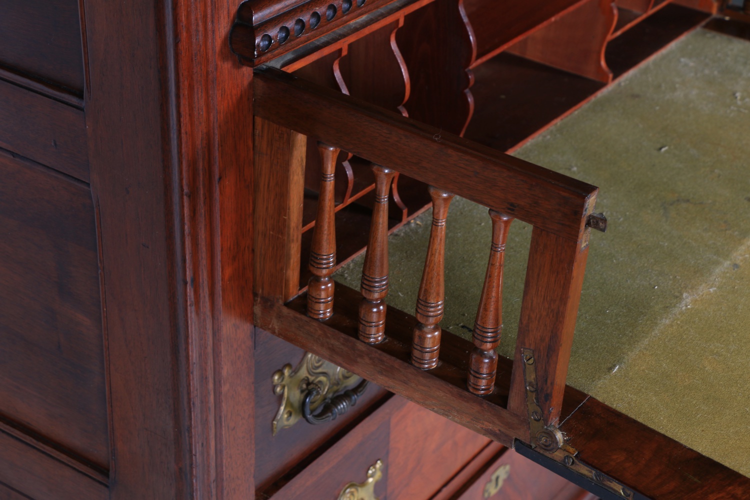 Victorian Walnut Butler's Secretary Chest