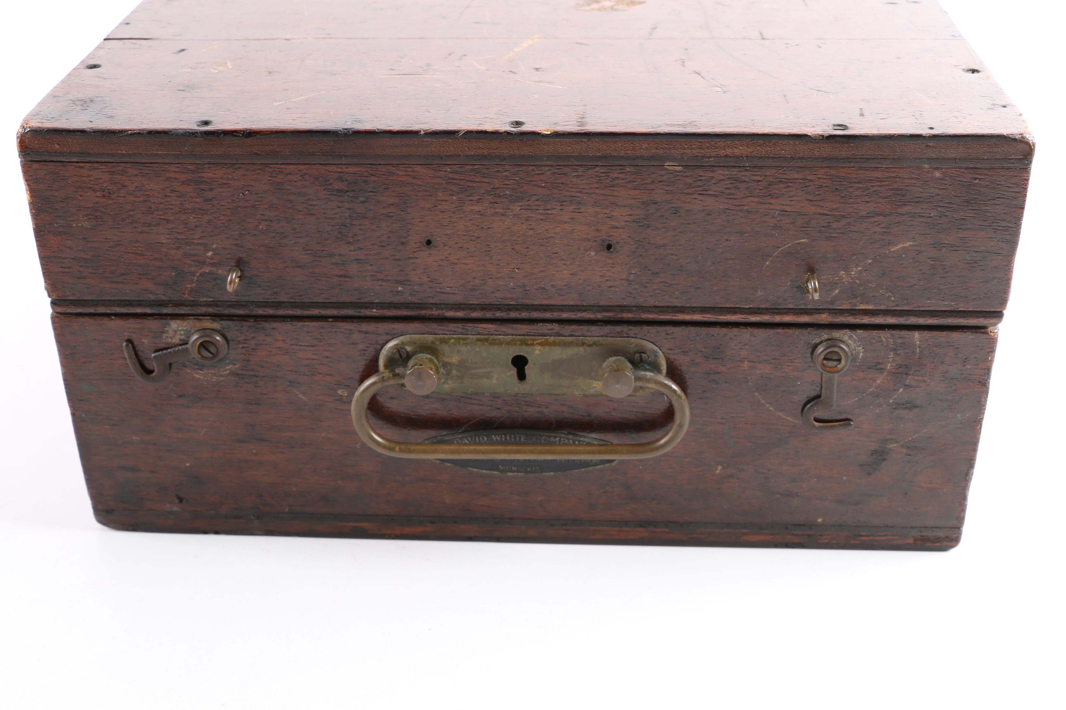 1940s David White Co Mark II Sextant and Case