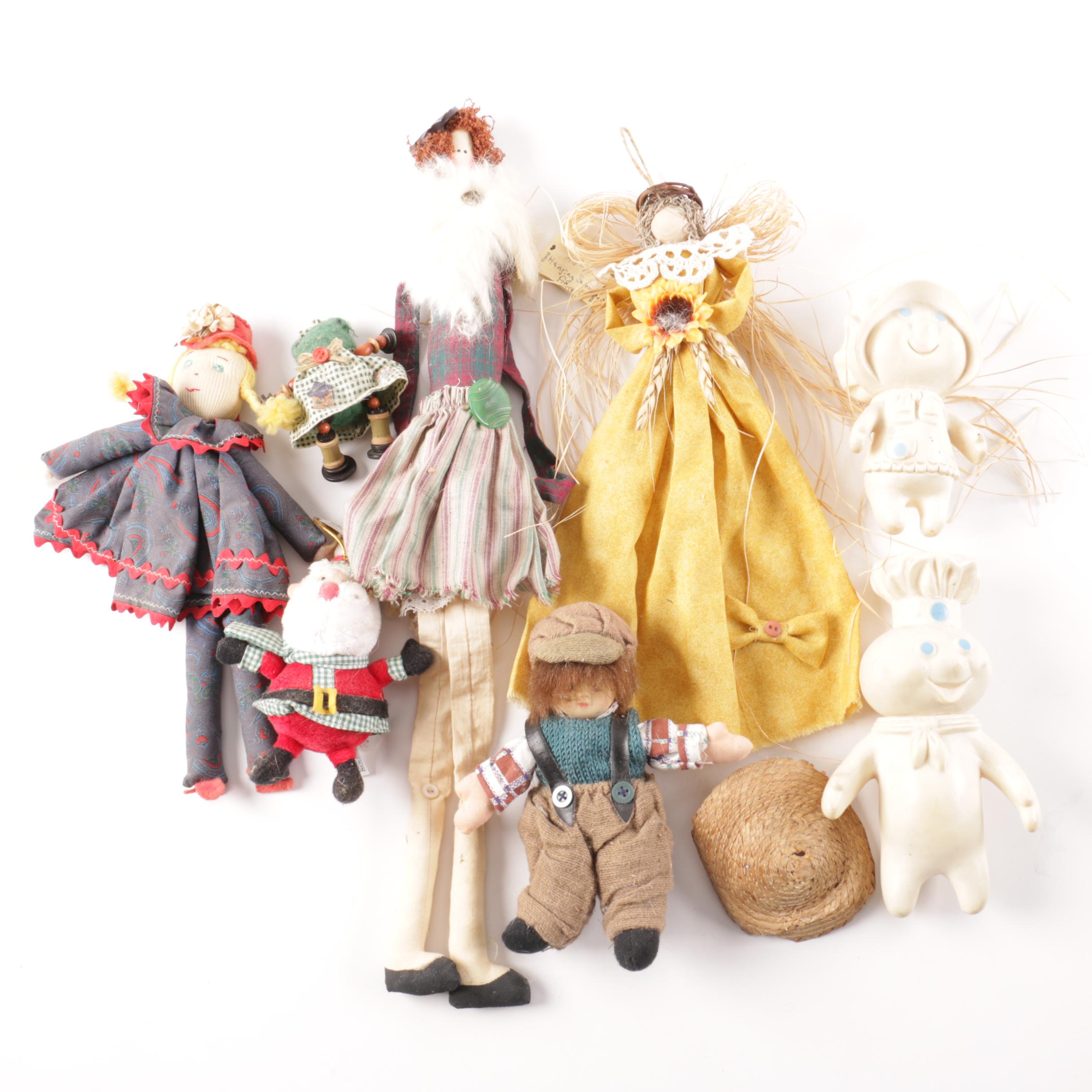 Assortment of Dolls and Figures