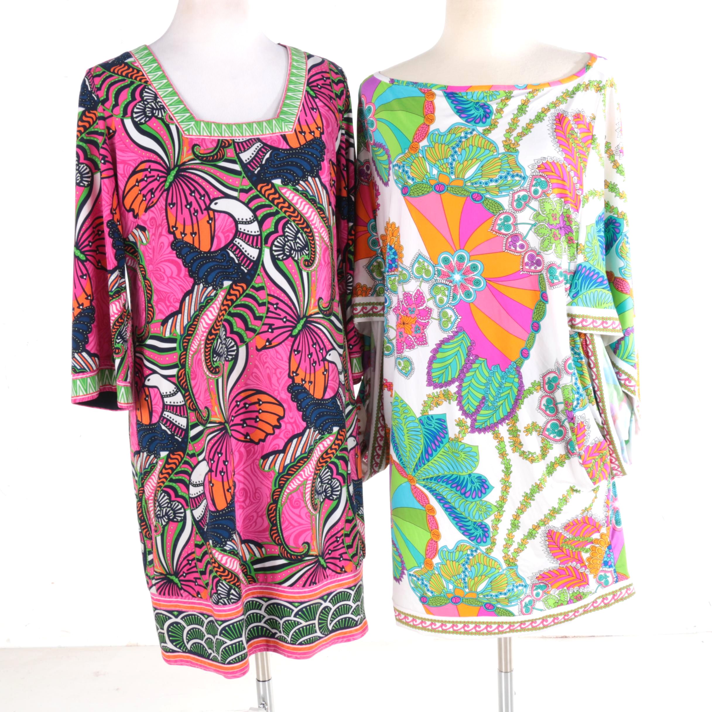 Trina Turk and Laundry by Shelli Segal Summer Tunic Dresses