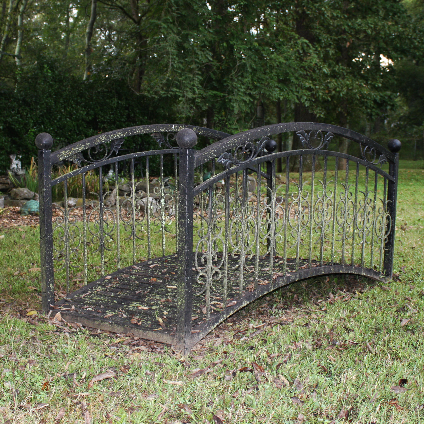 Decorative Metal Garden Bridge