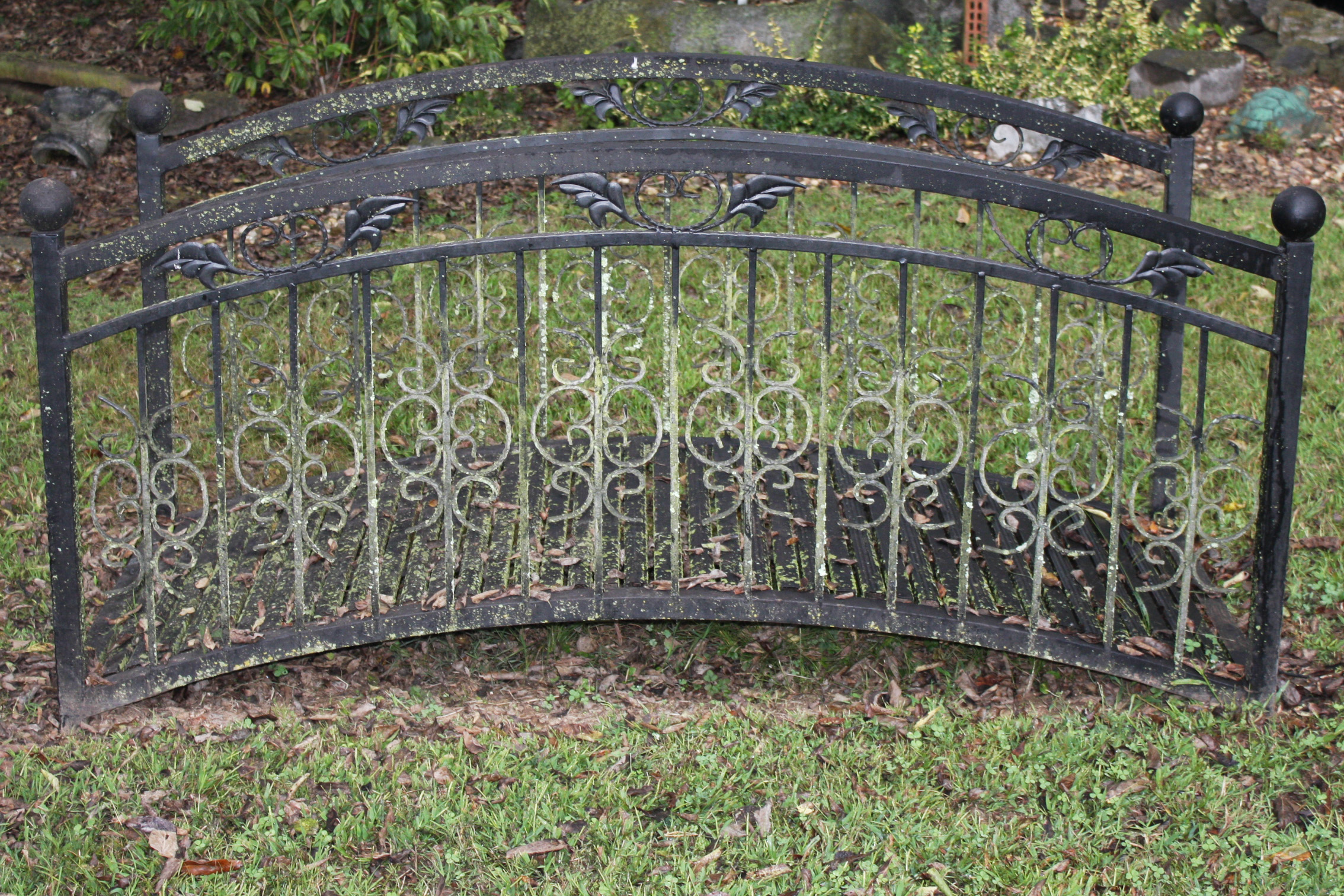 Decorative Metal Garden Bridge
