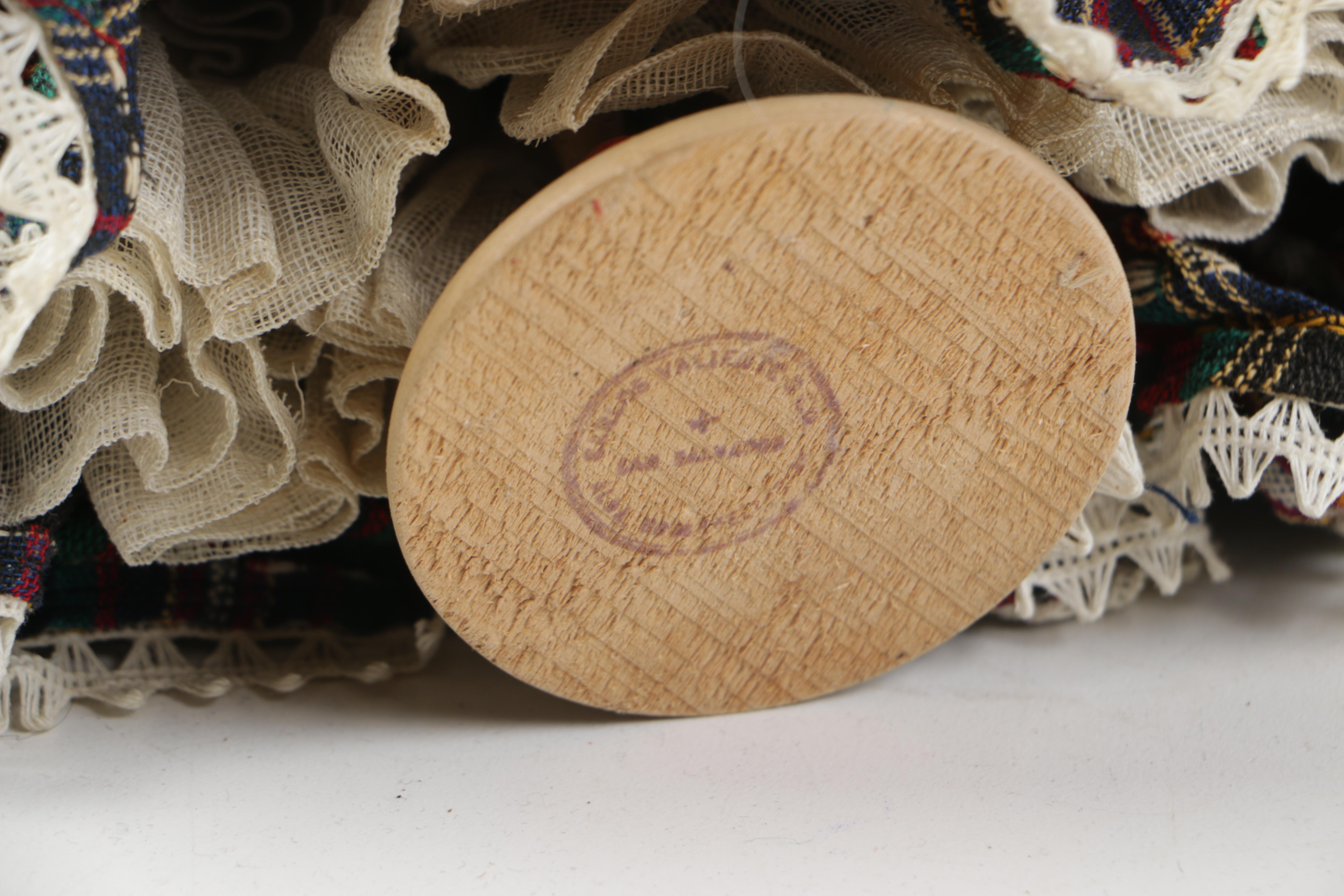 Ethnographic Styled Cloth and Wood Dolls