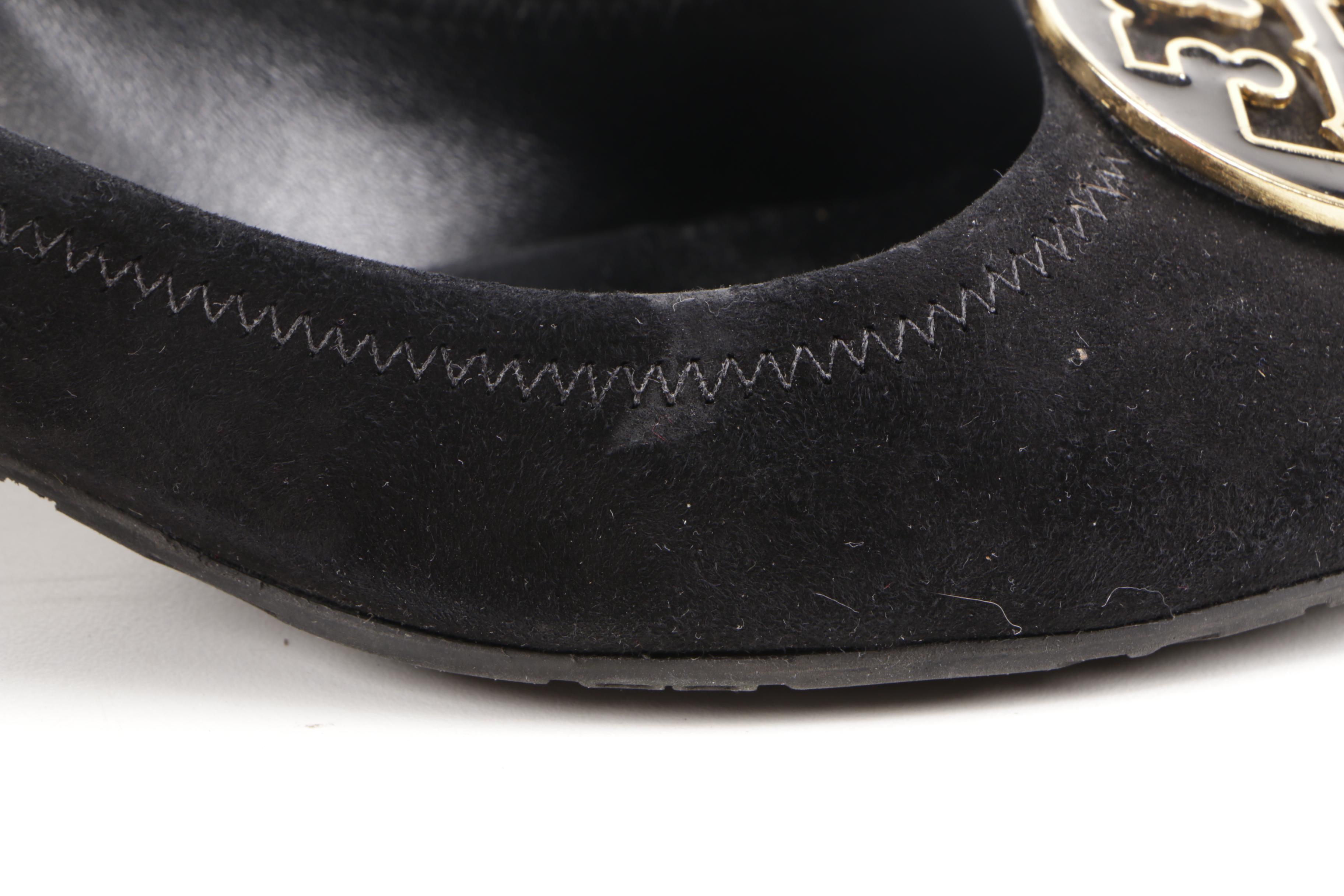 Tory Burch Black Leather Pumps