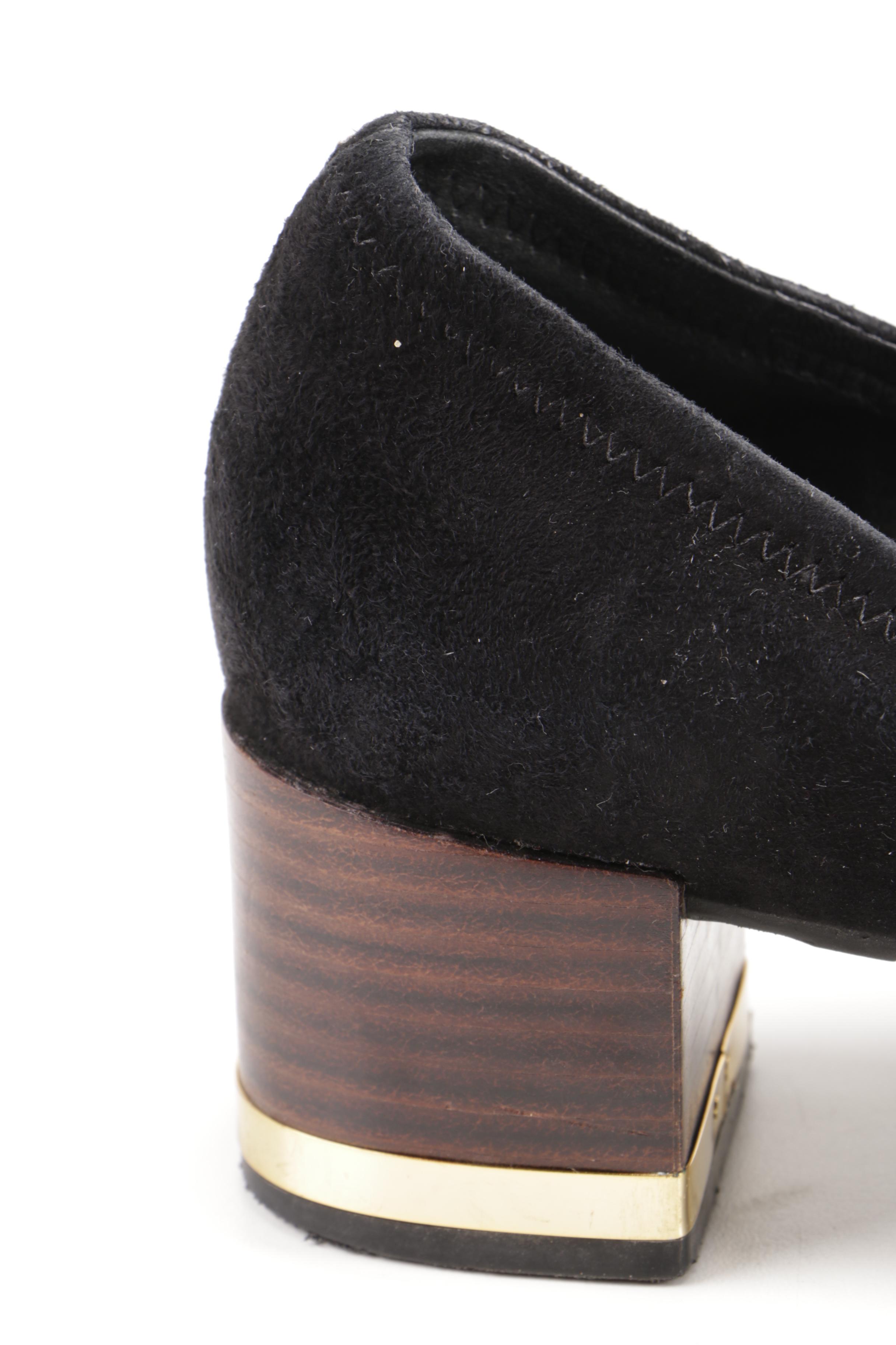 Tory Burch Black Leather Pumps