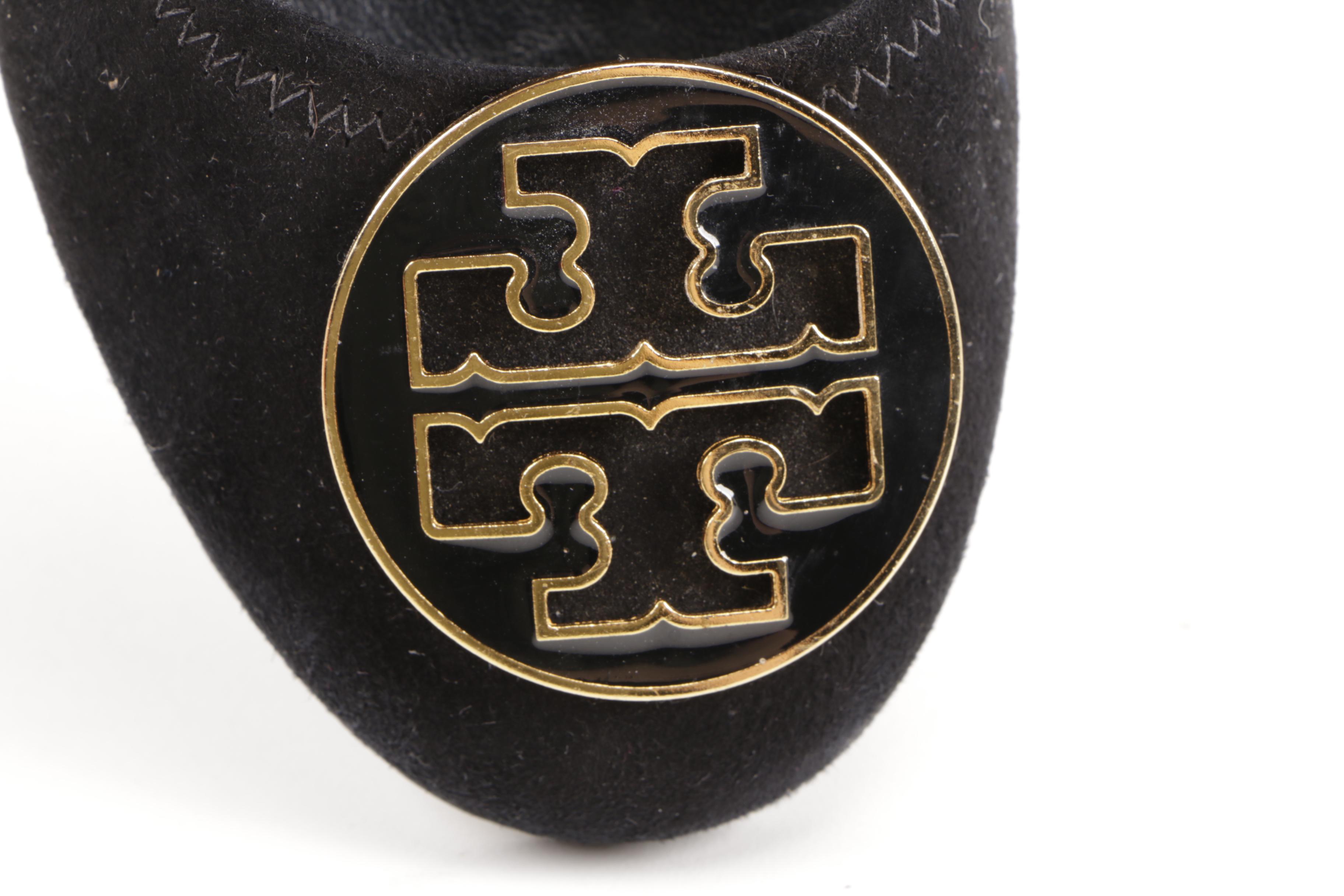 Tory Burch Black Leather Pumps