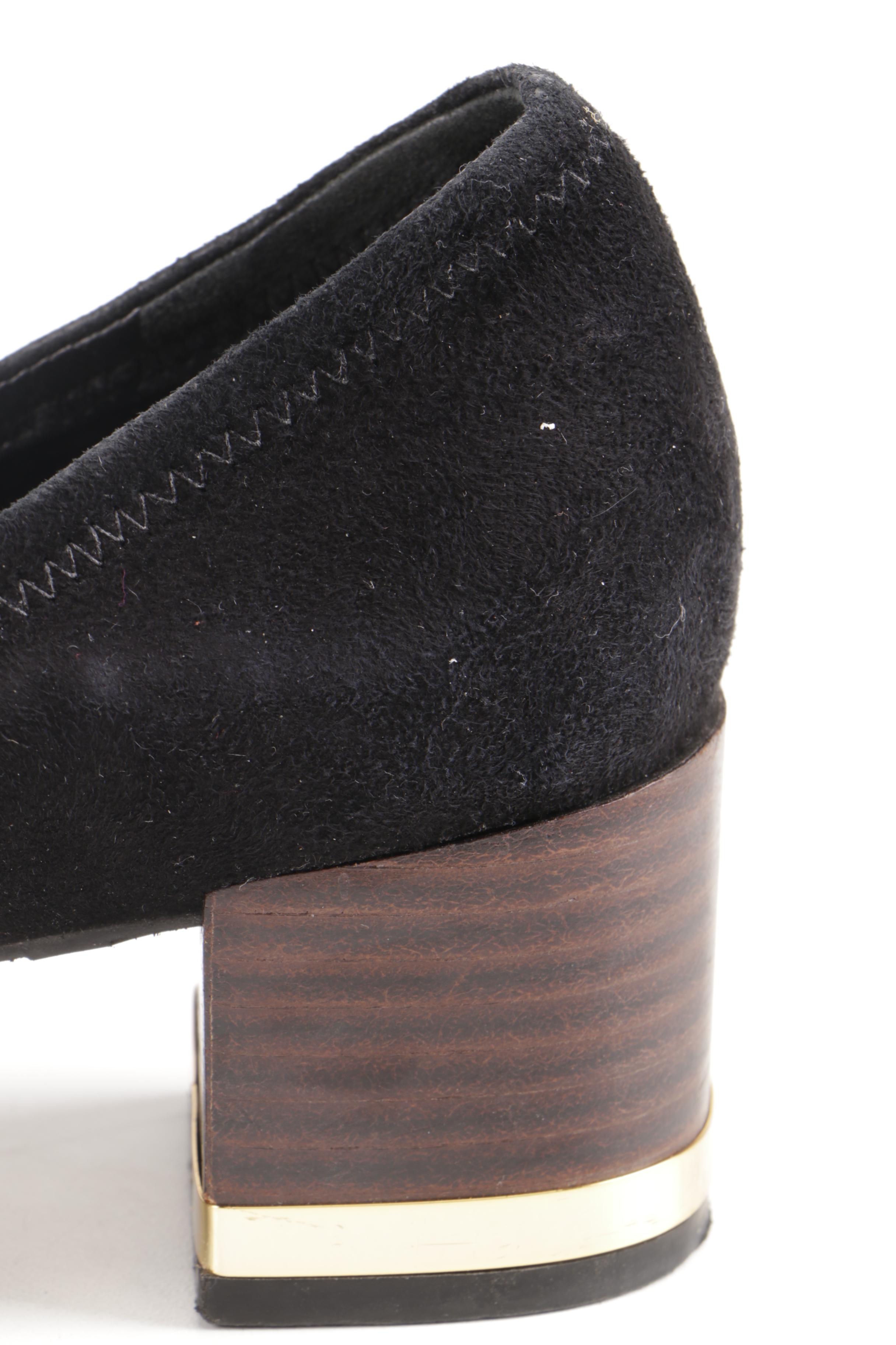 Tory Burch Black Leather Pumps