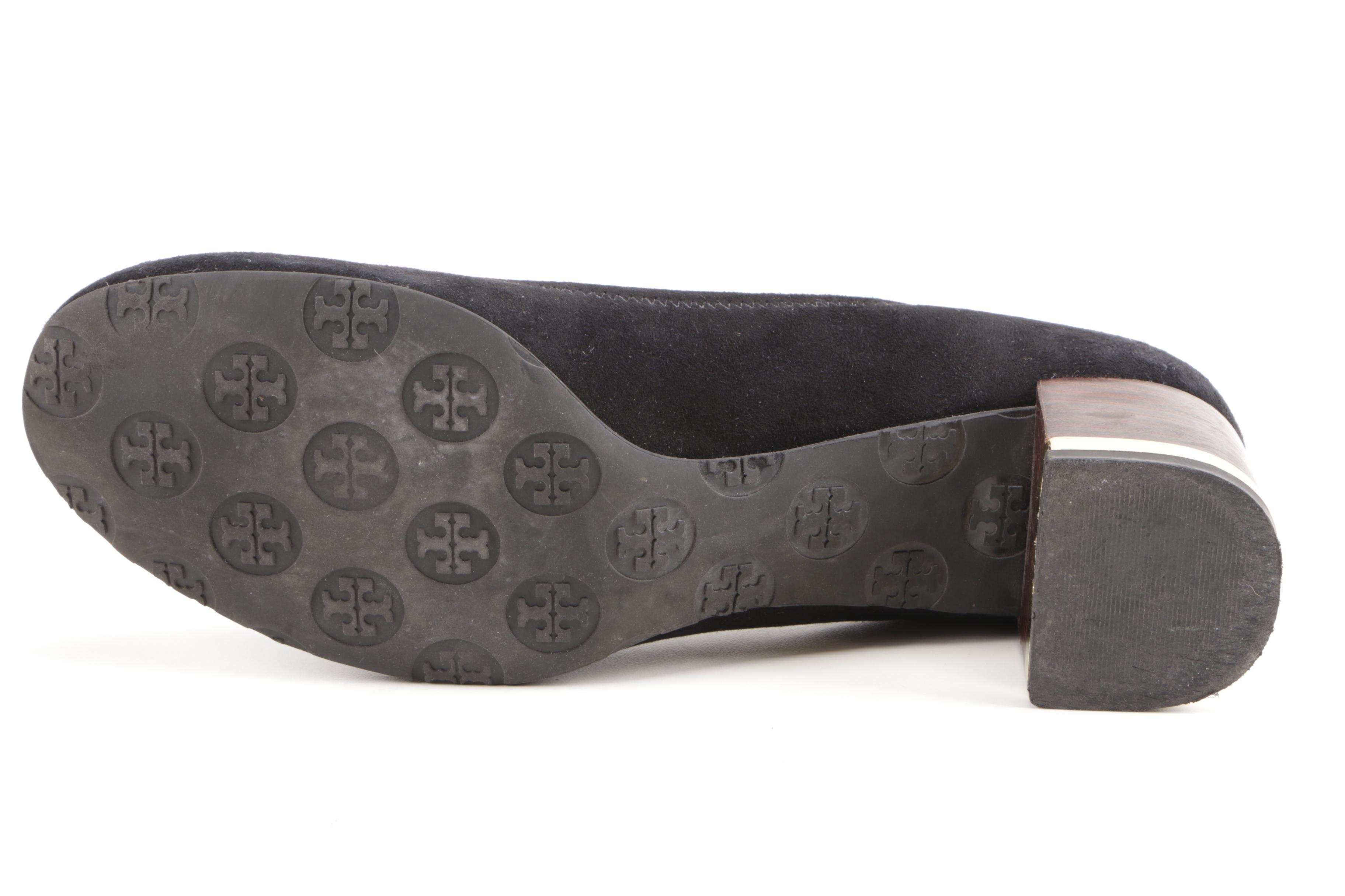 Tory Burch Black Leather Pumps