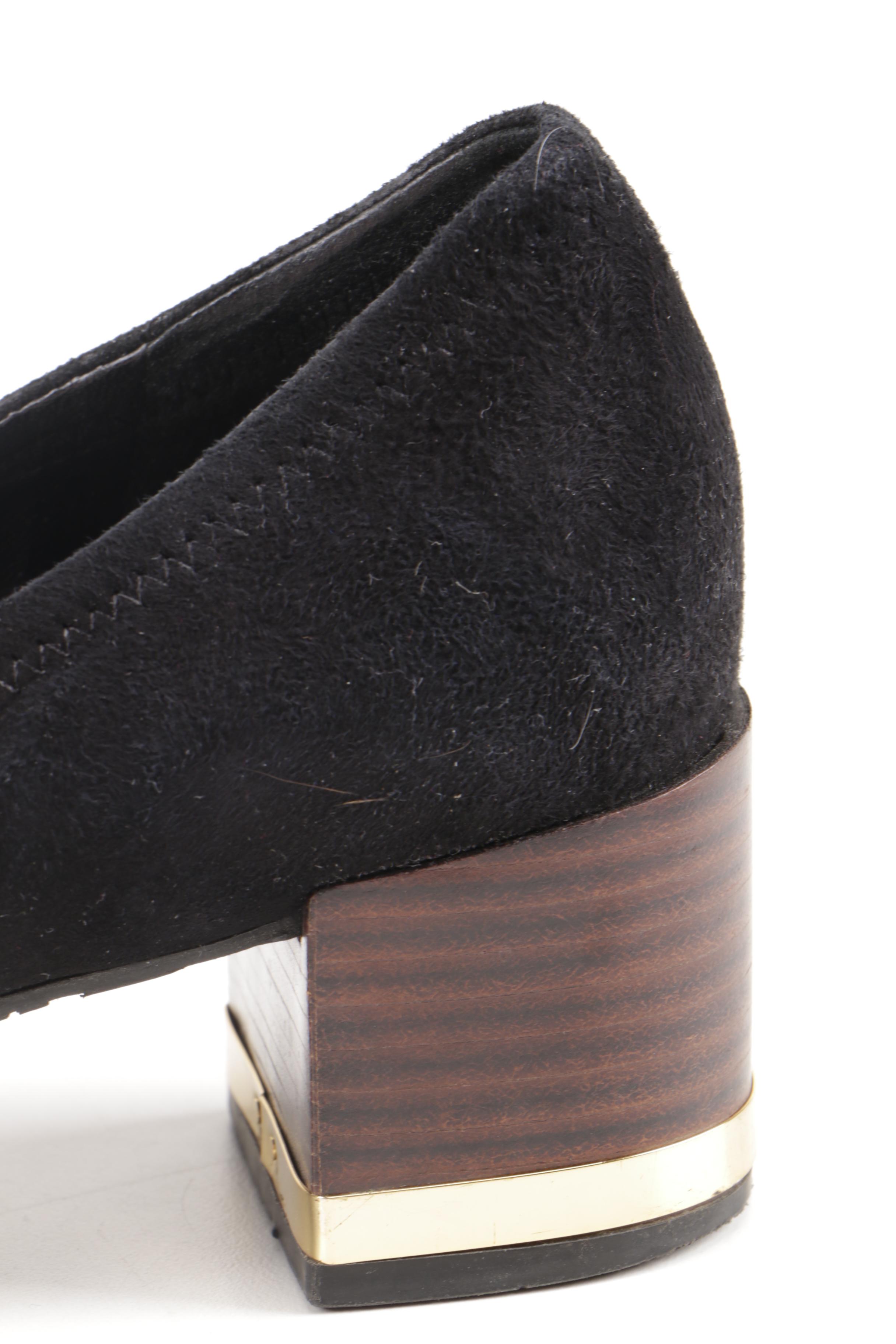 Tory Burch Black Leather Pumps