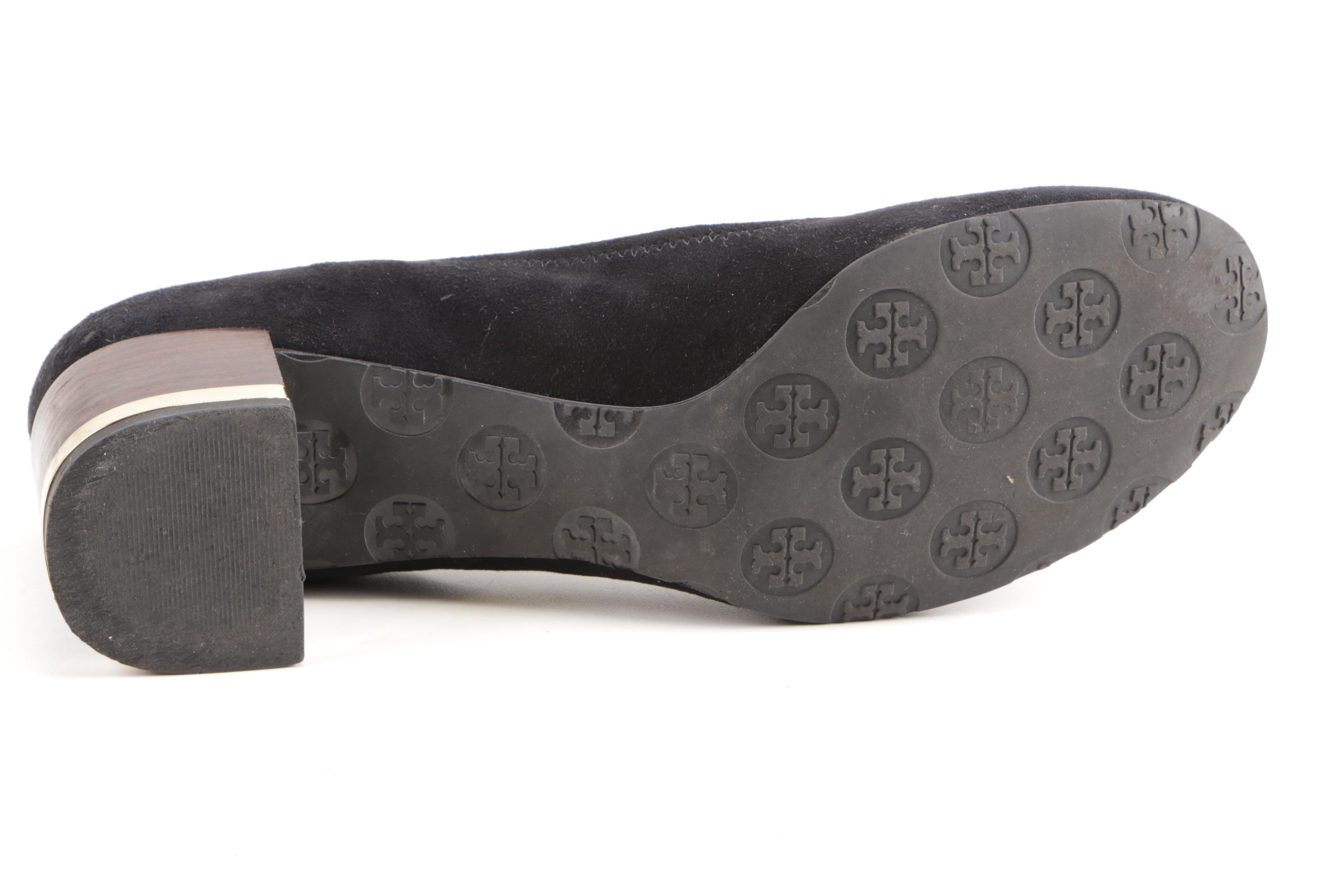Tory Burch Black Leather Pumps