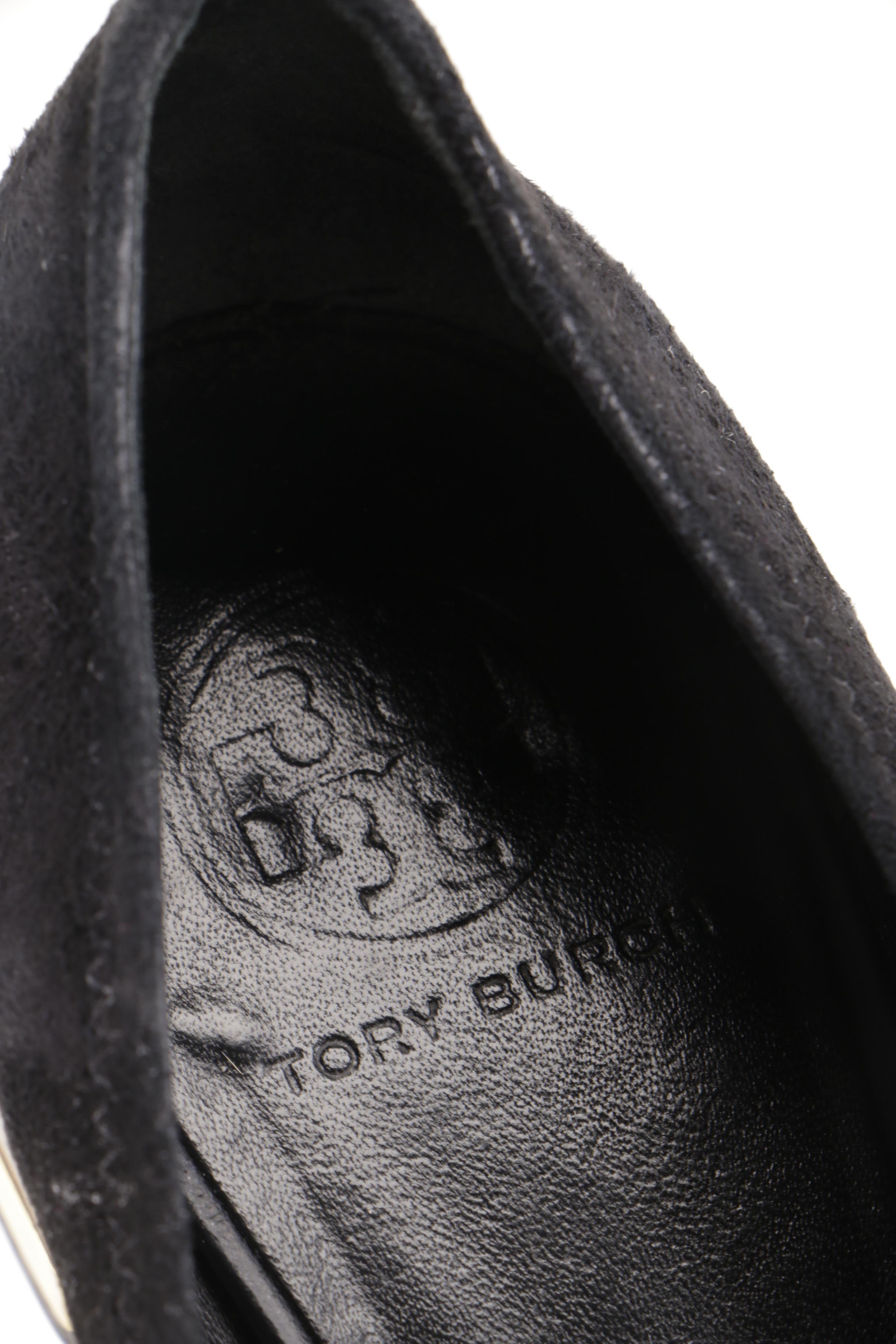 Tory Burch Black Leather Pumps