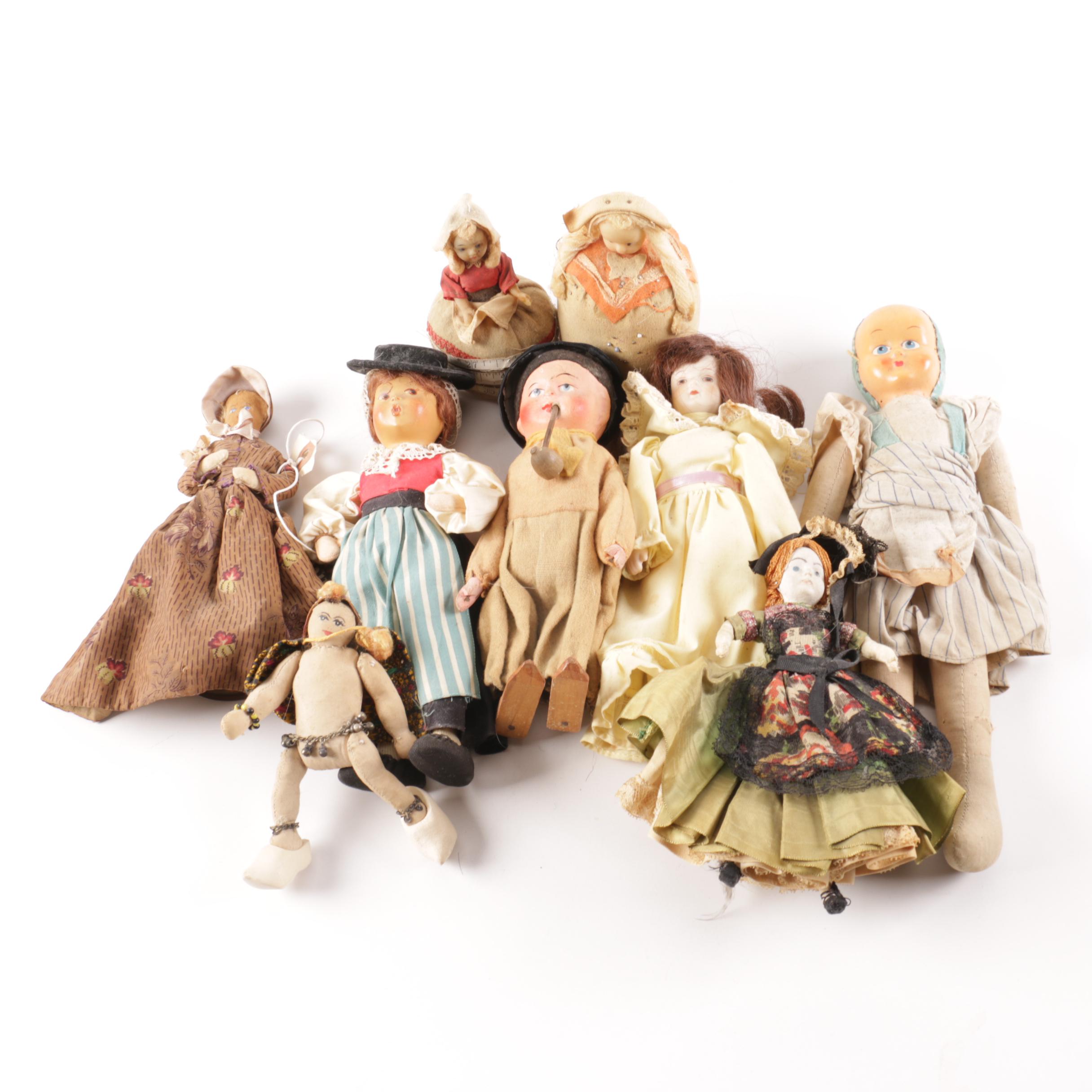 Antique and Vintage Cloth and Plastic Dolls