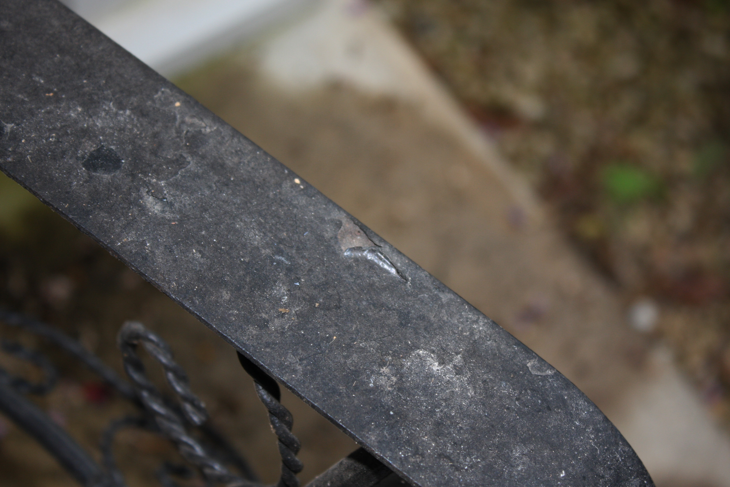 Pair of Metal Outdoor Peacock Chairs