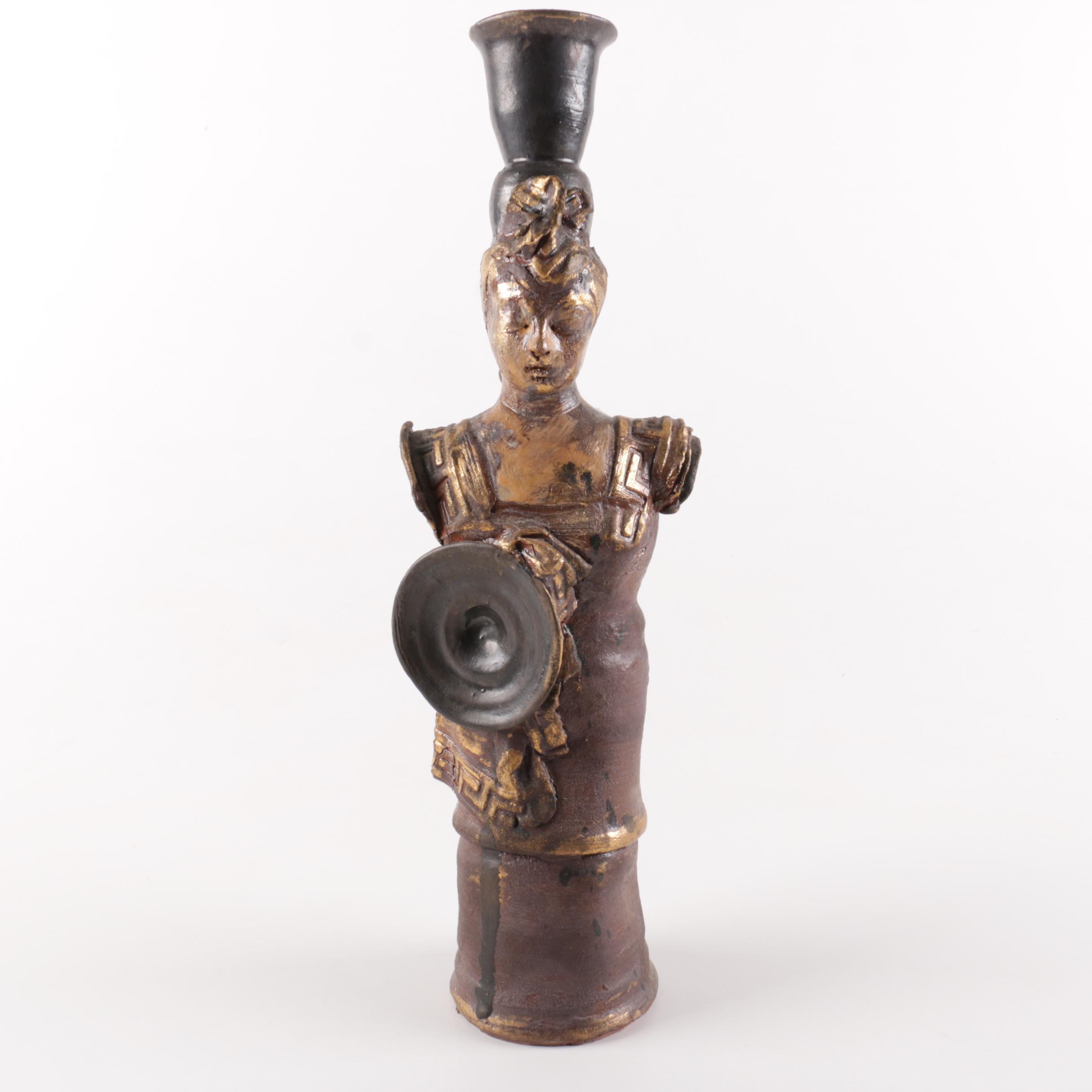 African Figural Candle Holder