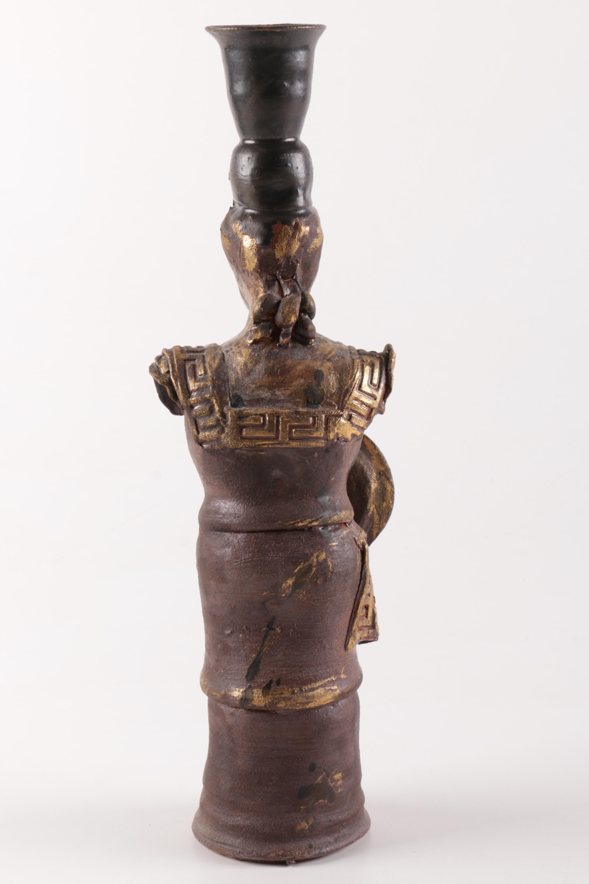 African Figural Candle Holder