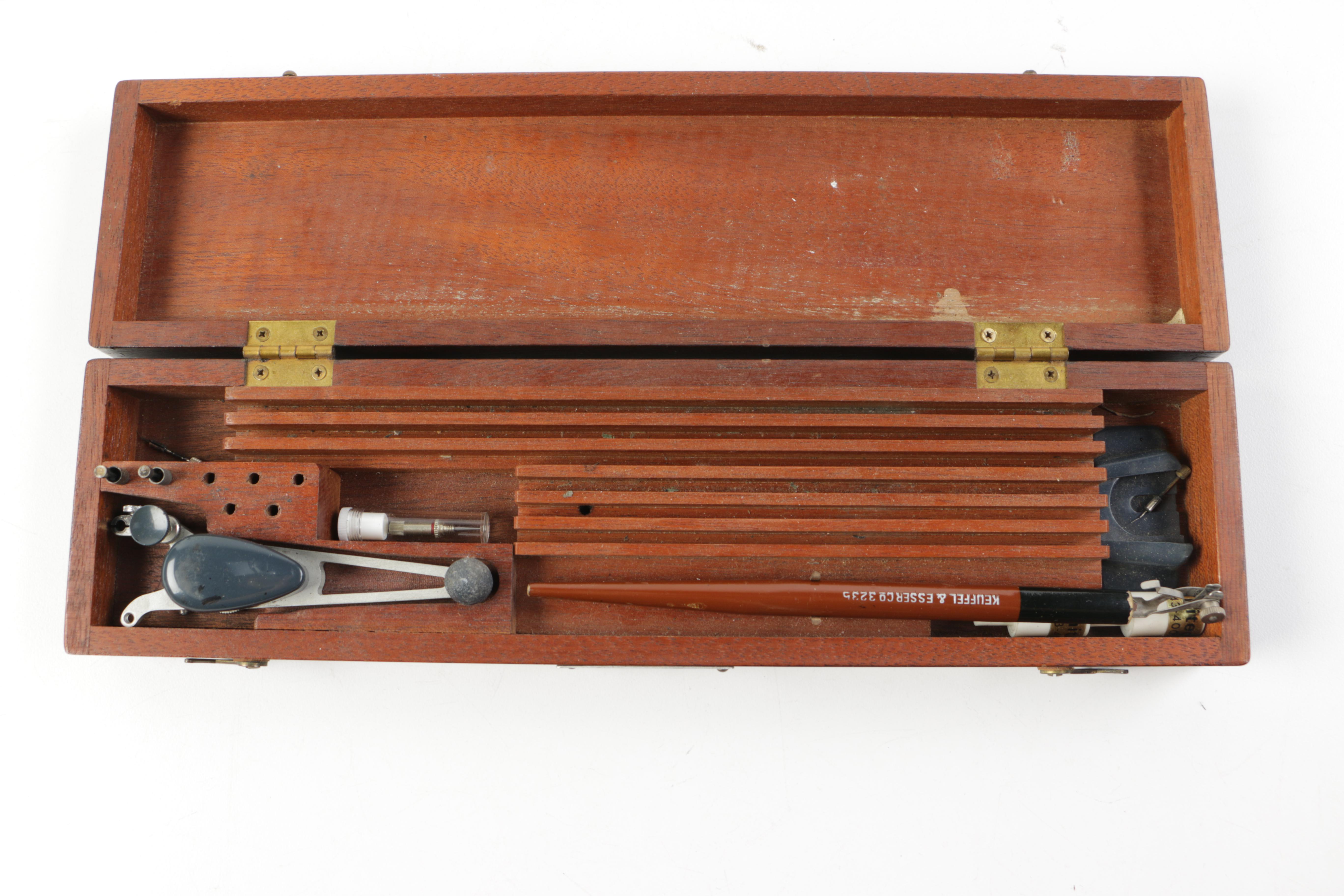 Vintage Leroy Lettering Set by Keuffel & Esser Company in Case