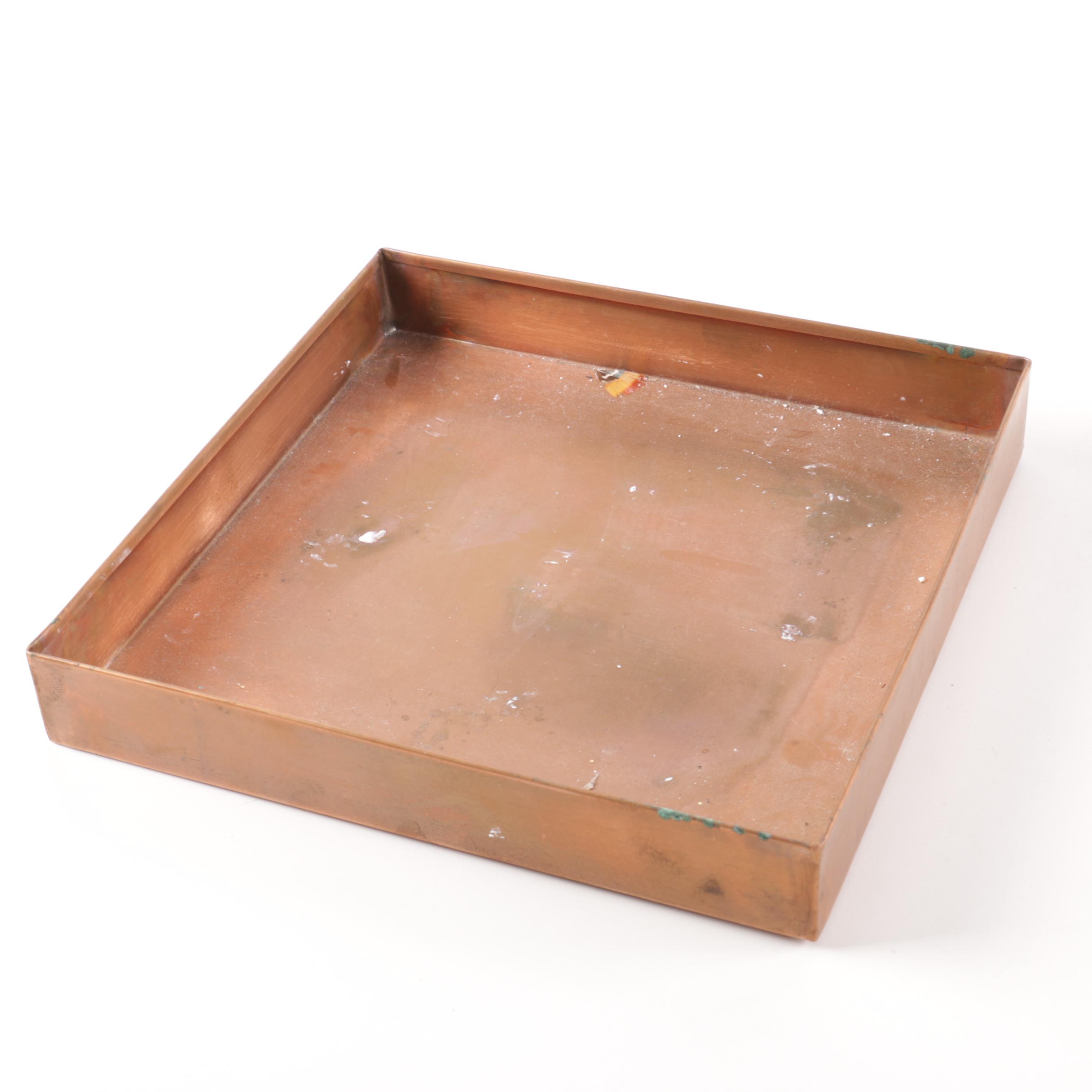 Assortment of Copper Trays