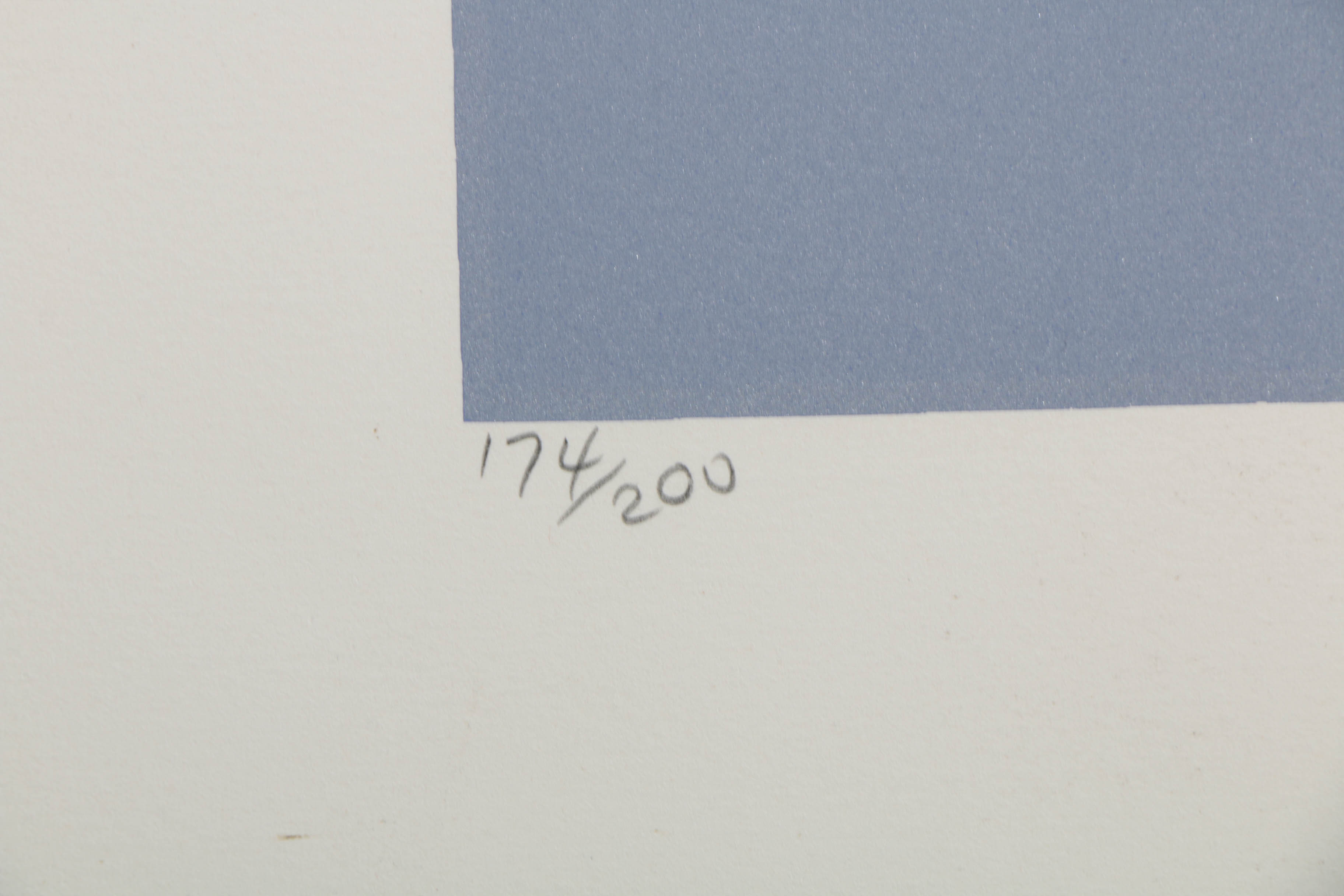 Lowell Nesbitt 1980 Signed Limited Edition Serigraph "Apple Blossom"