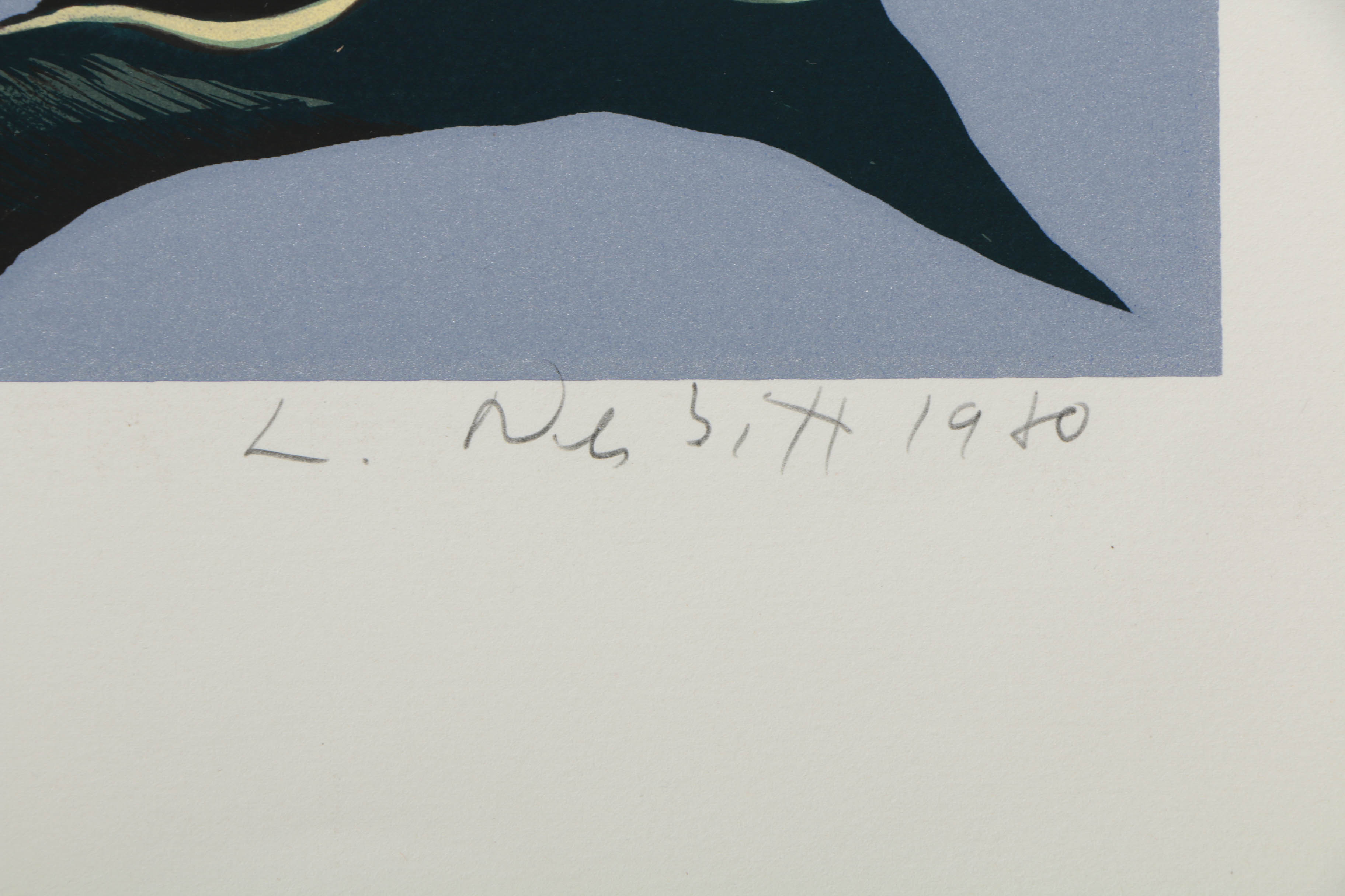 Lowell Nesbitt 1980 Signed Limited Edition Serigraph "Apple Blossom"