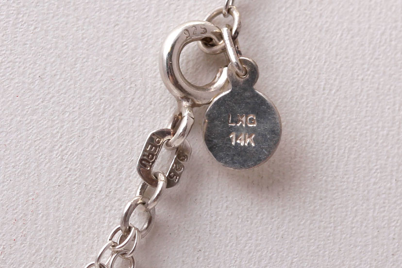 Sterling Silver 14K Gold Accented Necklace