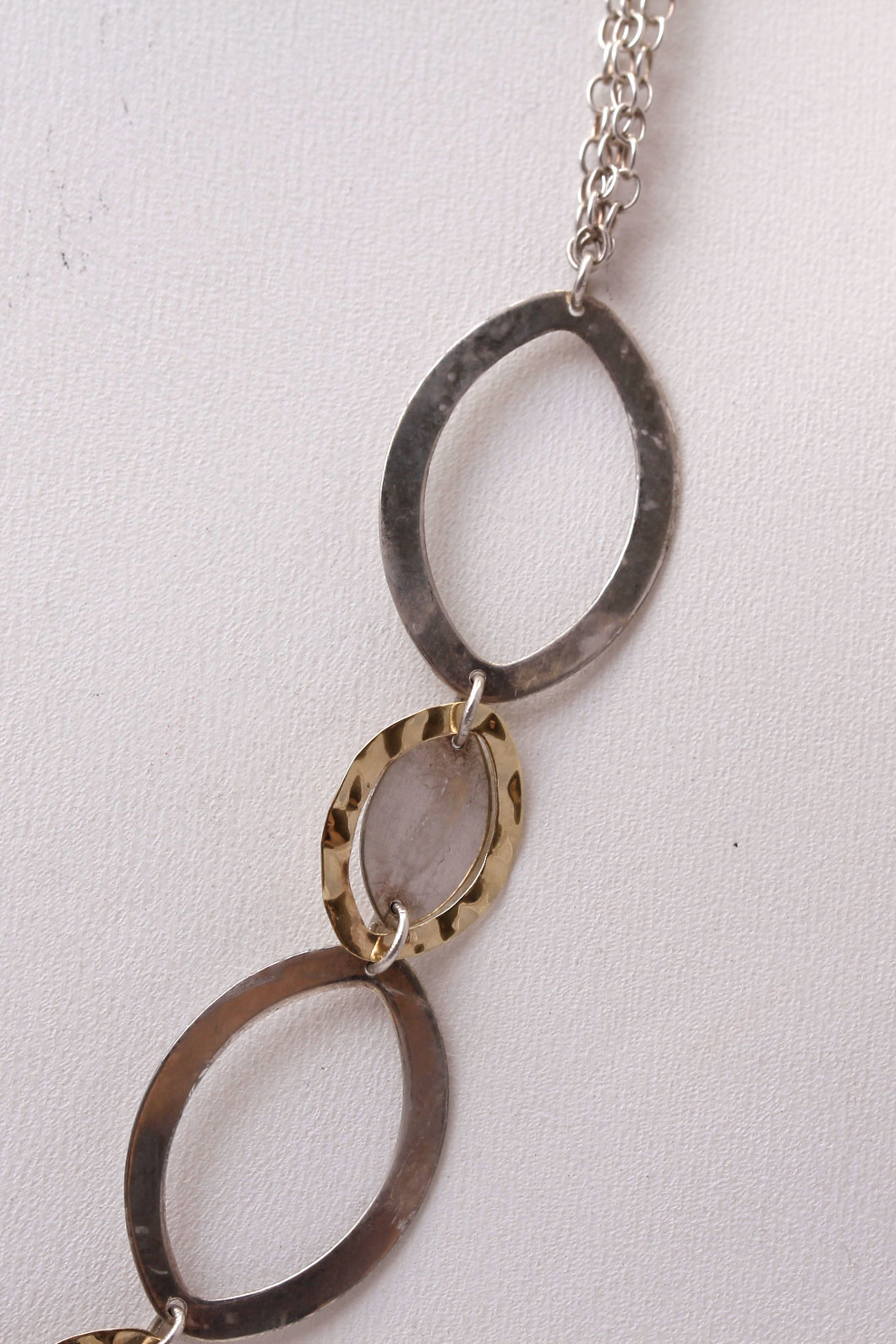 Sterling Silver 14K Gold Accented Necklace