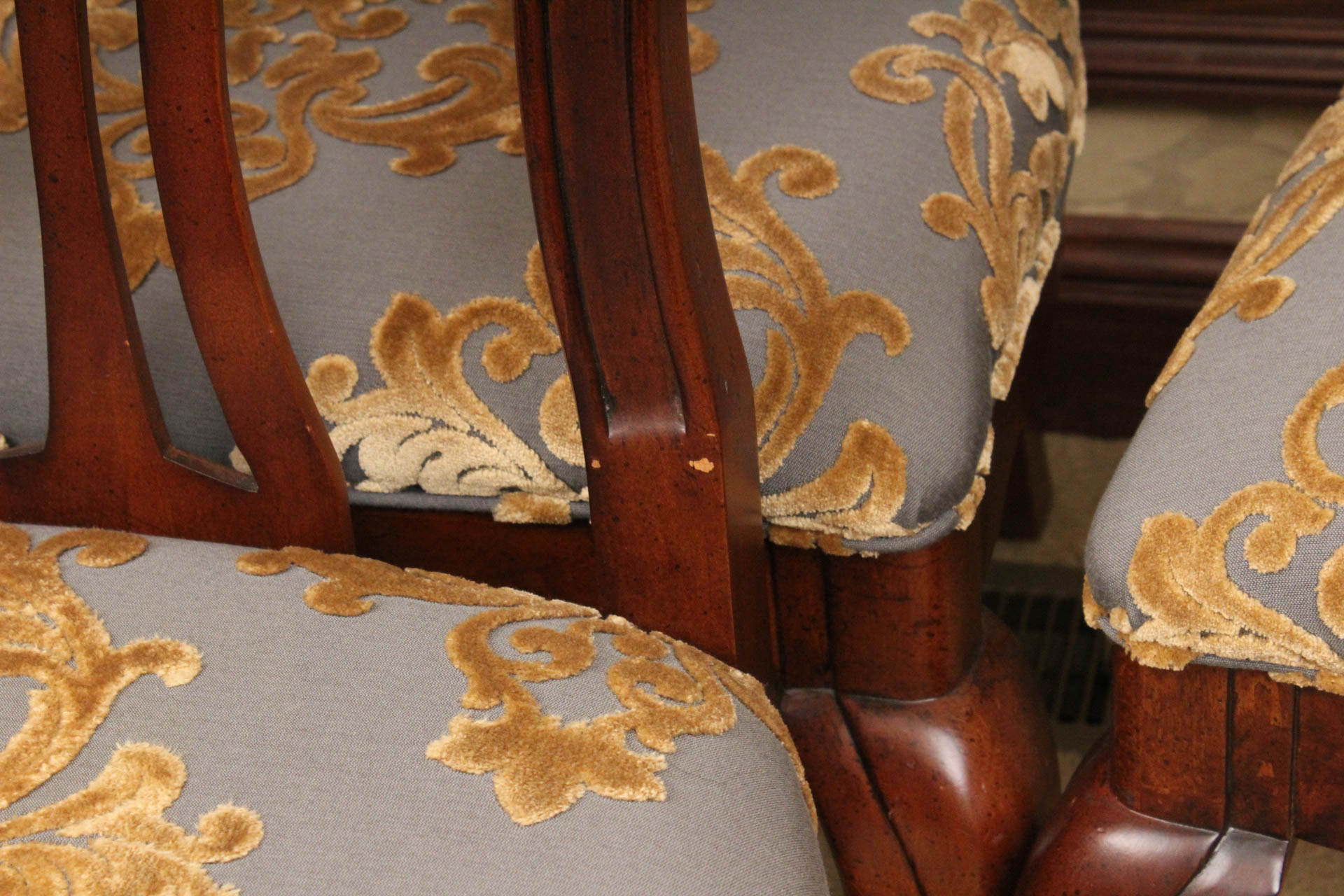 Set of Eight Wainwright Dining Chairs by Stanley Furniture