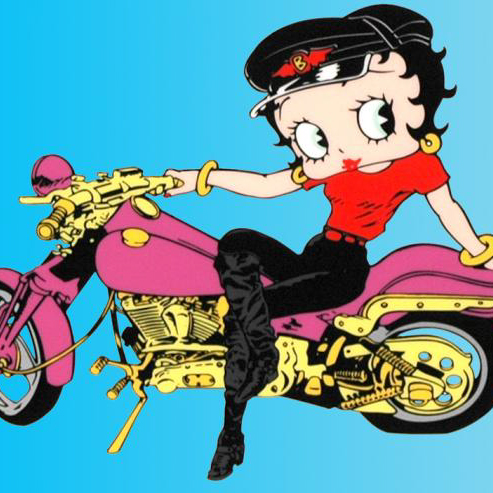 Fleischer Studios, Inc "Betty Boop on Motorcycle" Limited Edition Sericel