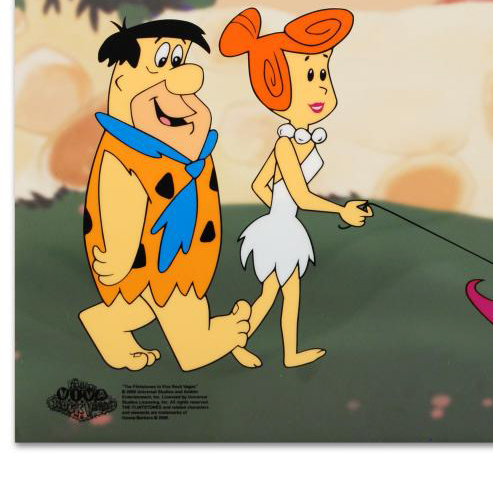 "The Flintstones Walking Dino" Limited Edition Sericel
