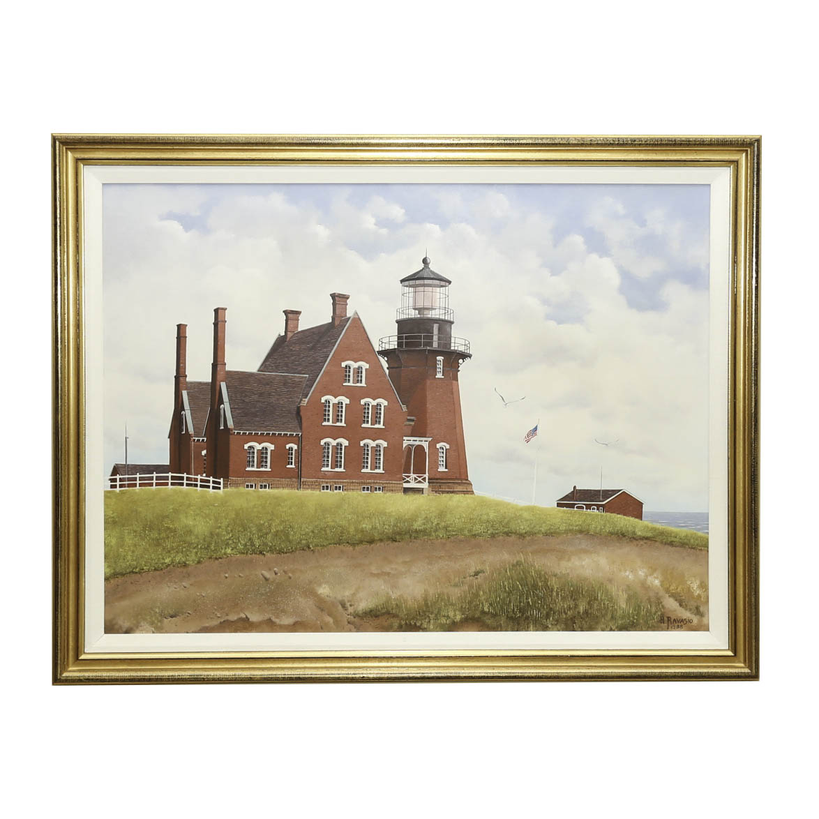 R. Ravasio Original 1988 Tempera on Board